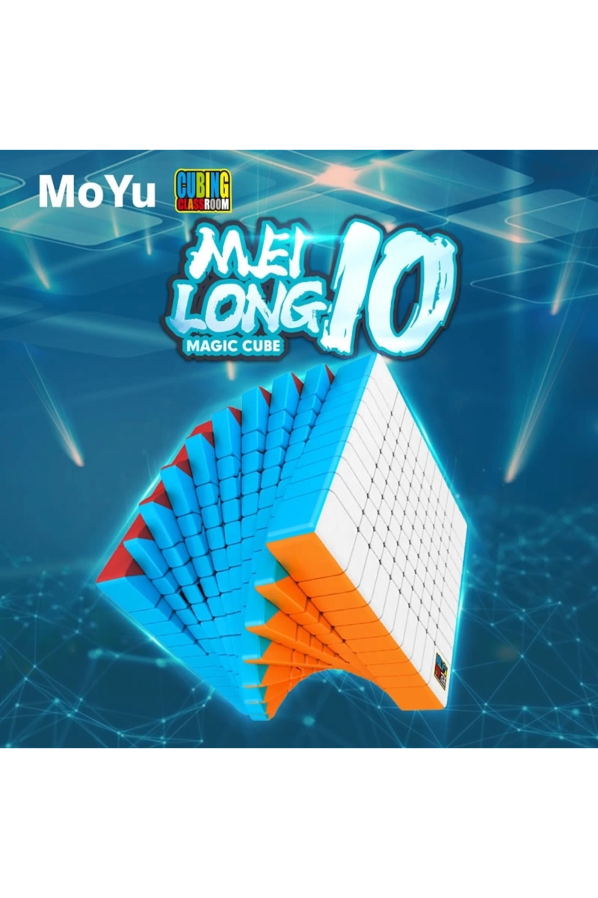 Doğan Oyuncak Dünyası Orijinal MoYu Meilong 10x10 Küp - Moyu Speed Cube - Moyu 10x10 Zeka Küpü - Zeka Küpü - Rubik Küp fotoğrafı 6 (önizleme)