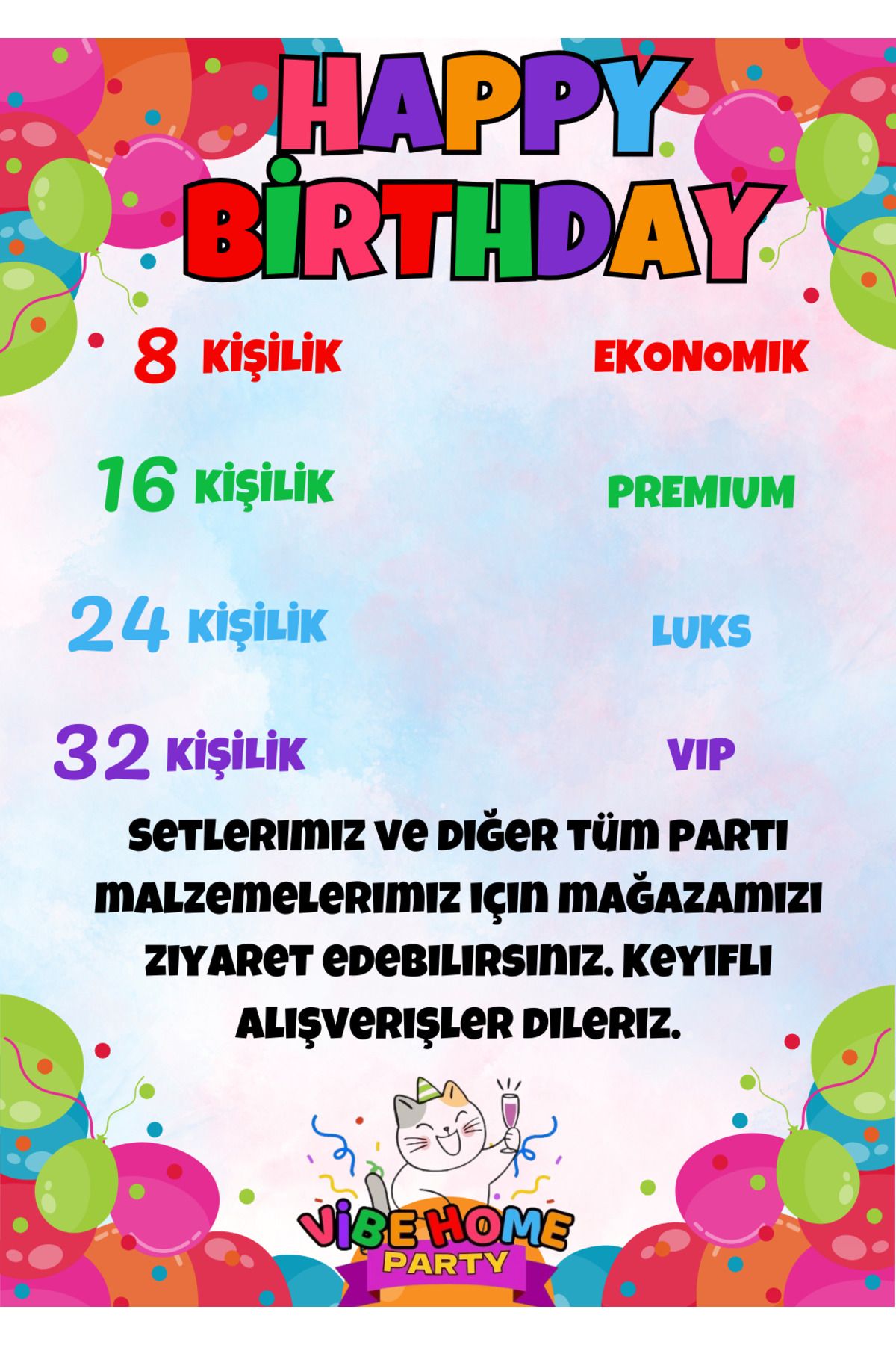 VibeHome-Brawl Stars Themed "Happy Birthday" Banner - for Birthday Party and Events 3