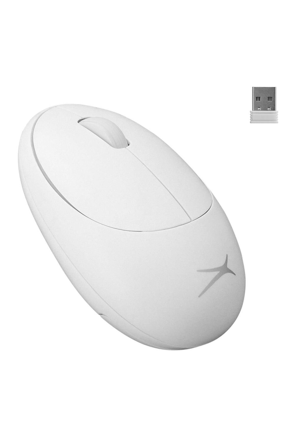 Vobotek Teknoloji Altec Lansing ALBM7335 Beyaz 2.4GHz USB 1200DPI Alkalin Pilli Kablosuz Mouse