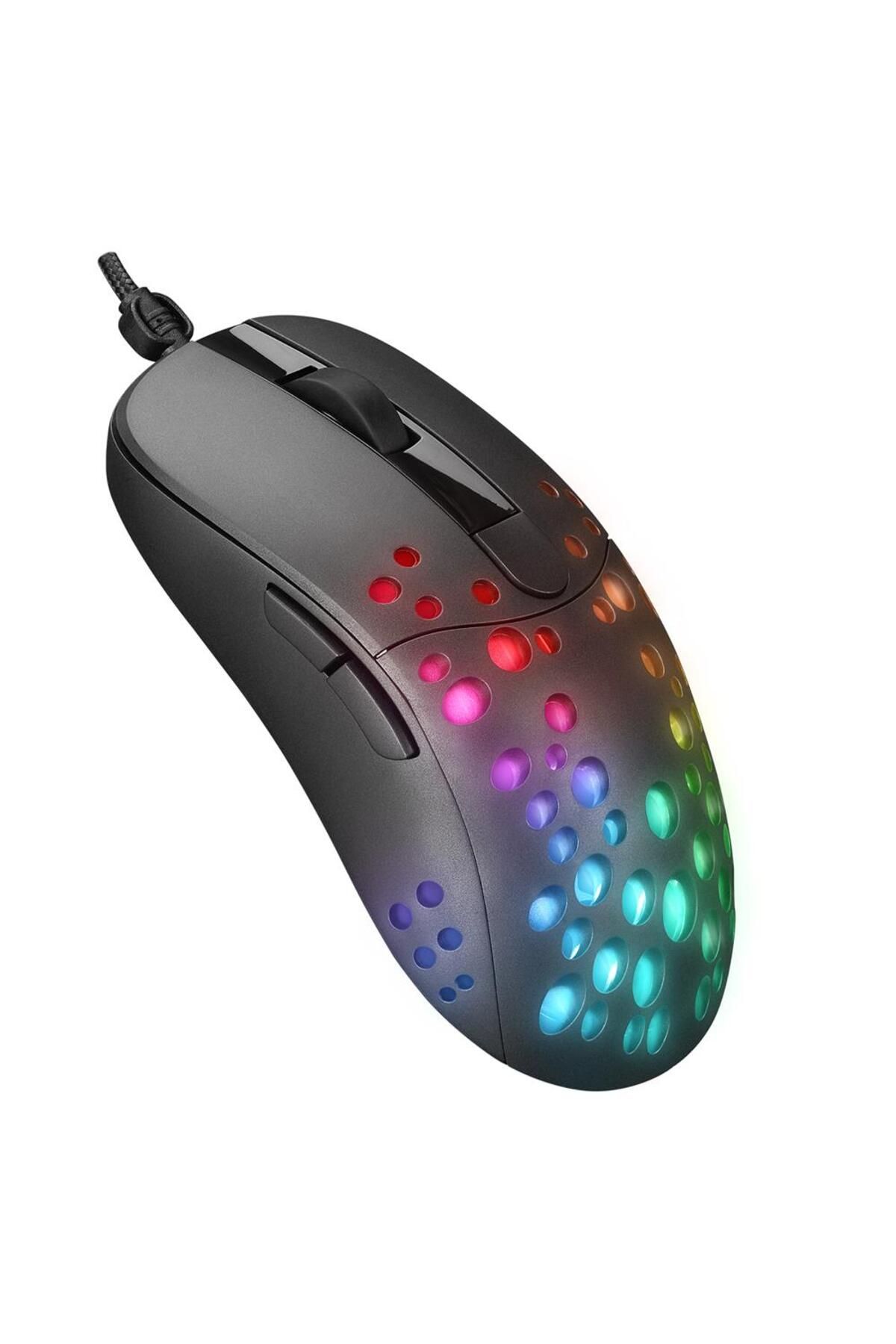 Vobotek Teknoloji Altec Lansing ALGM7622 Siyah USB Kablolu 6 Tuşlu Renkli Led Işıklı 8000DPI Gaming Oyuncu Mouse