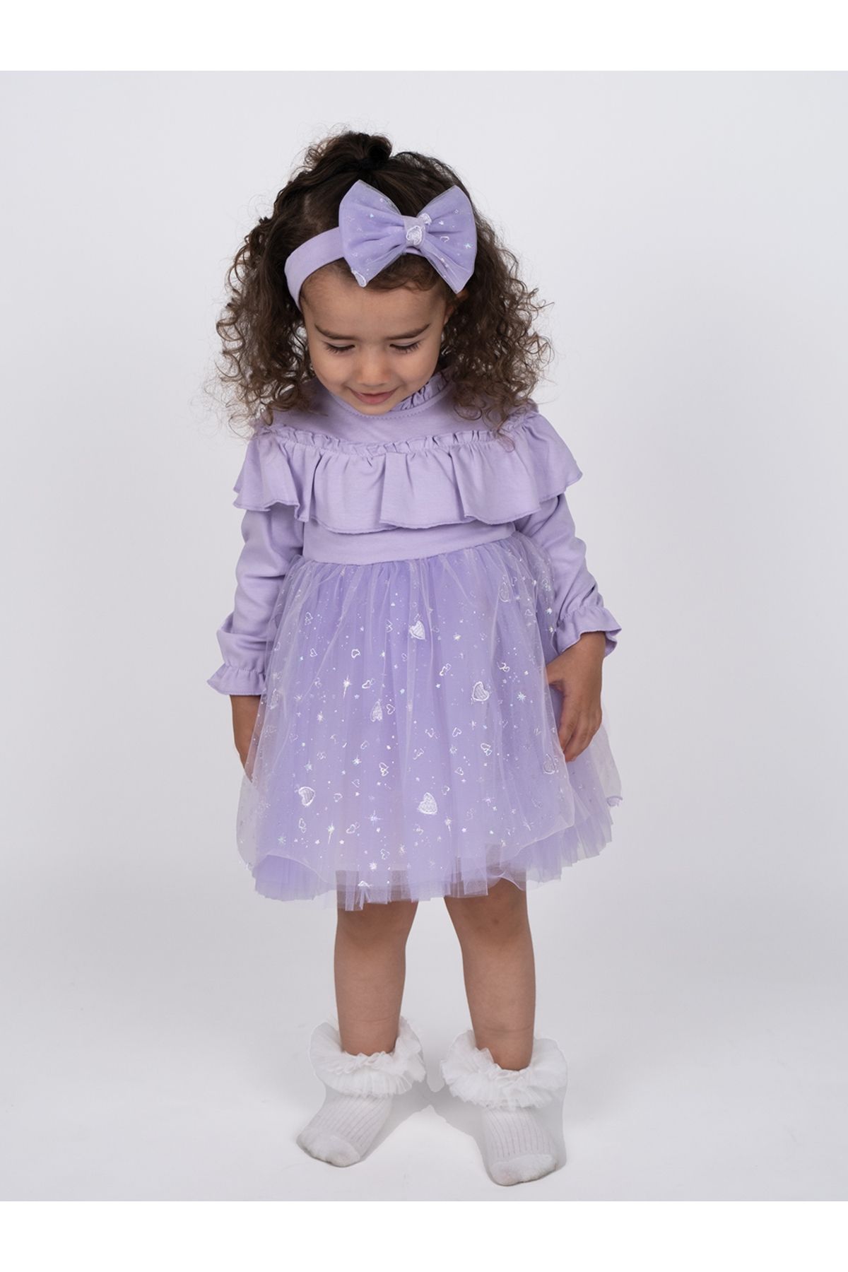 Serkon BABY-Lilac Valon Dress - Sweetheart Tulle, Model 152.0569 1