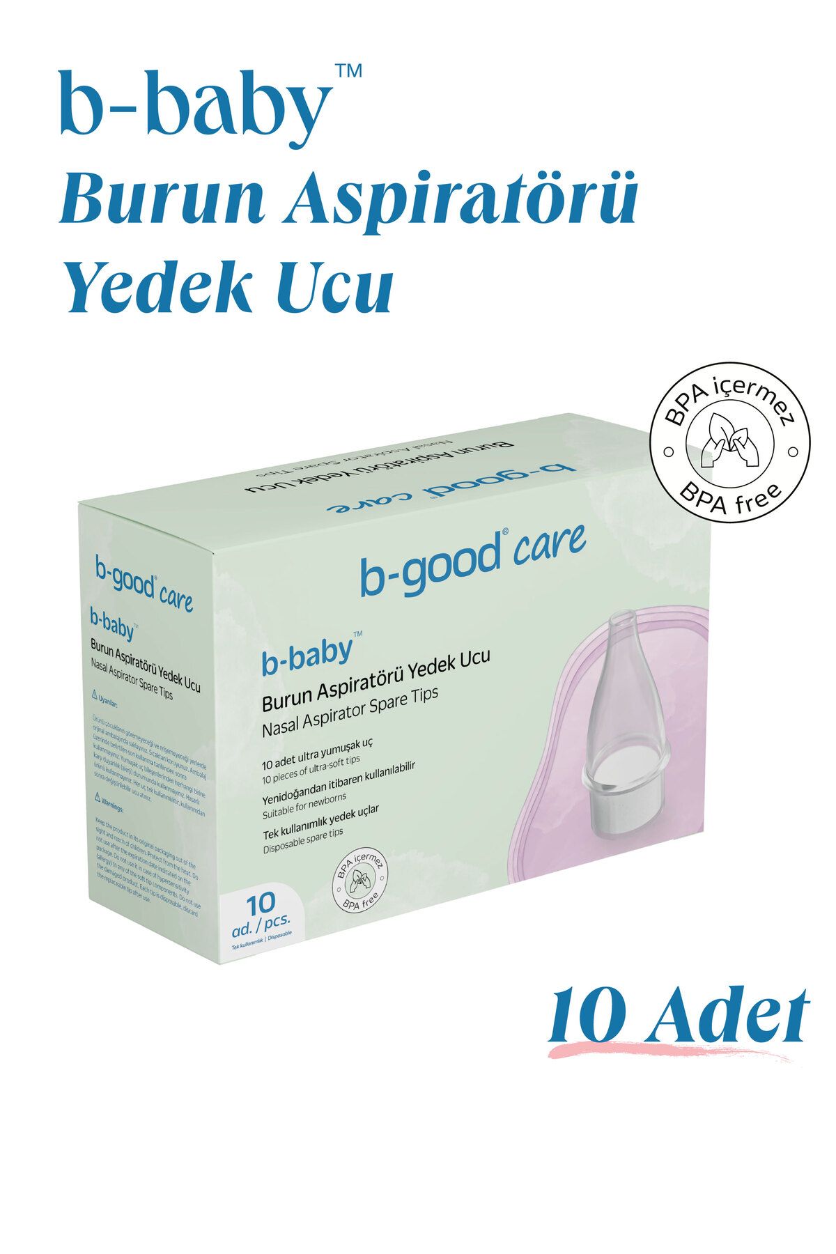 b-good care Burun Aspiratörü Yedek Ucu 10'lu