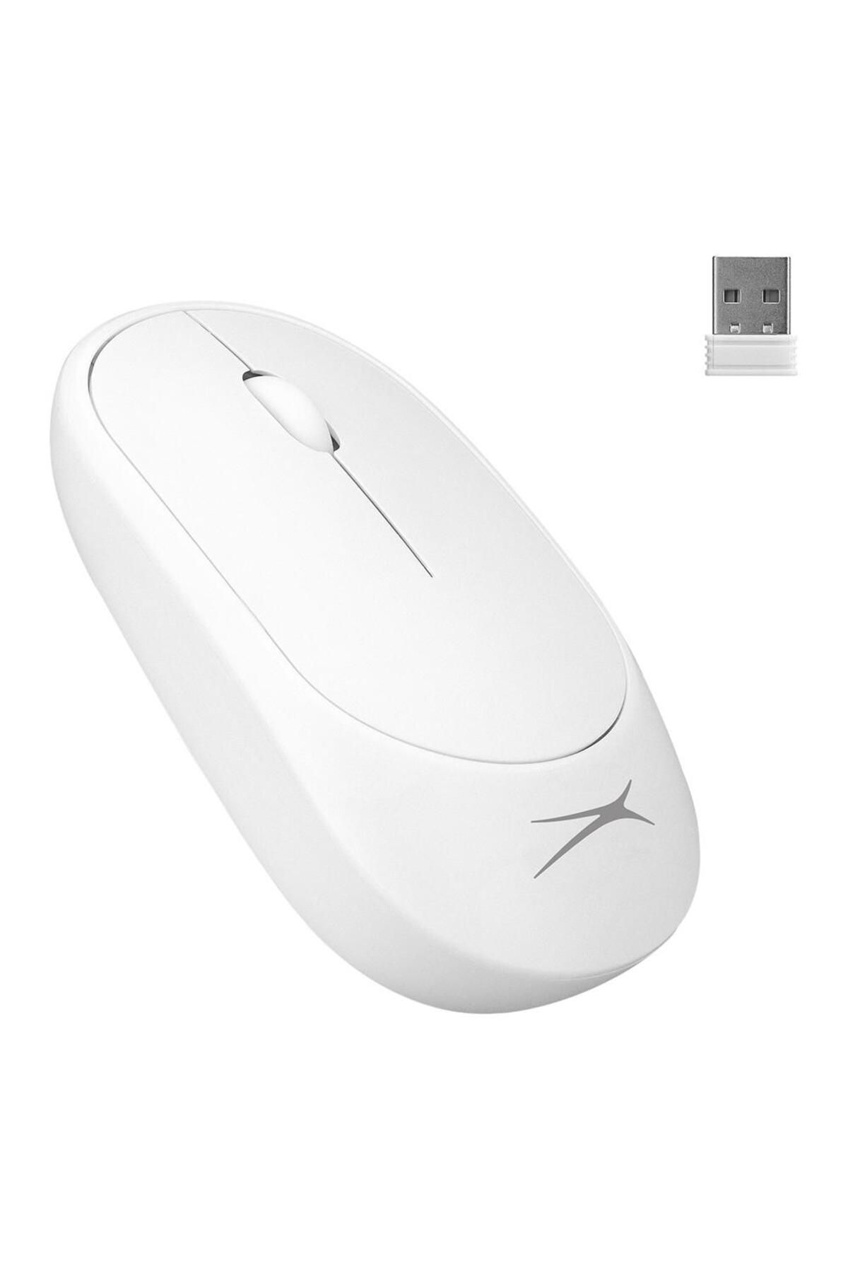 Vobotek Teknoloji Altec Lansing ALBM7314 Beyaz 2.4GHz USB 1200DPI Alkalin Pilli Kablosuz Mouse
