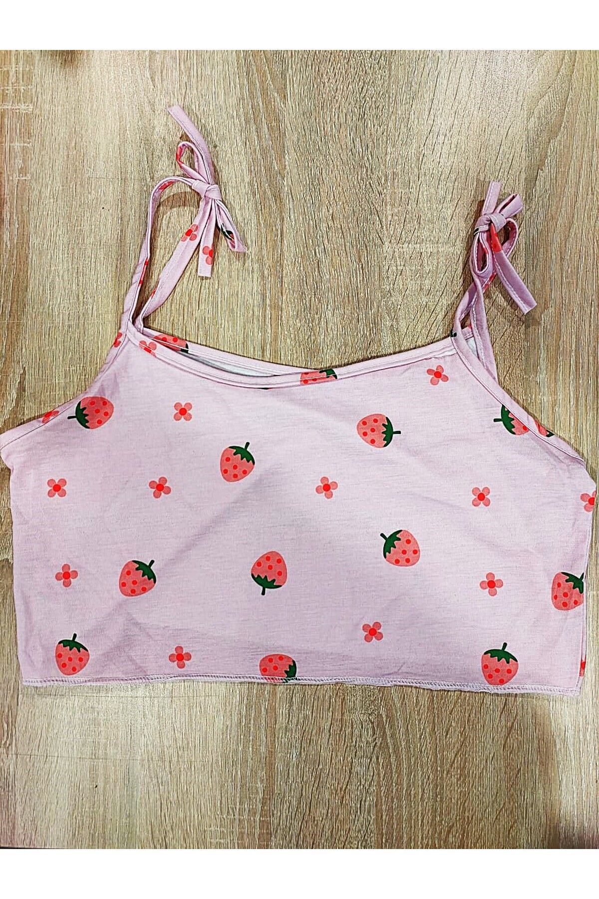 PEMBİŞ HOMEWEAR Strawberry Crop Atlet