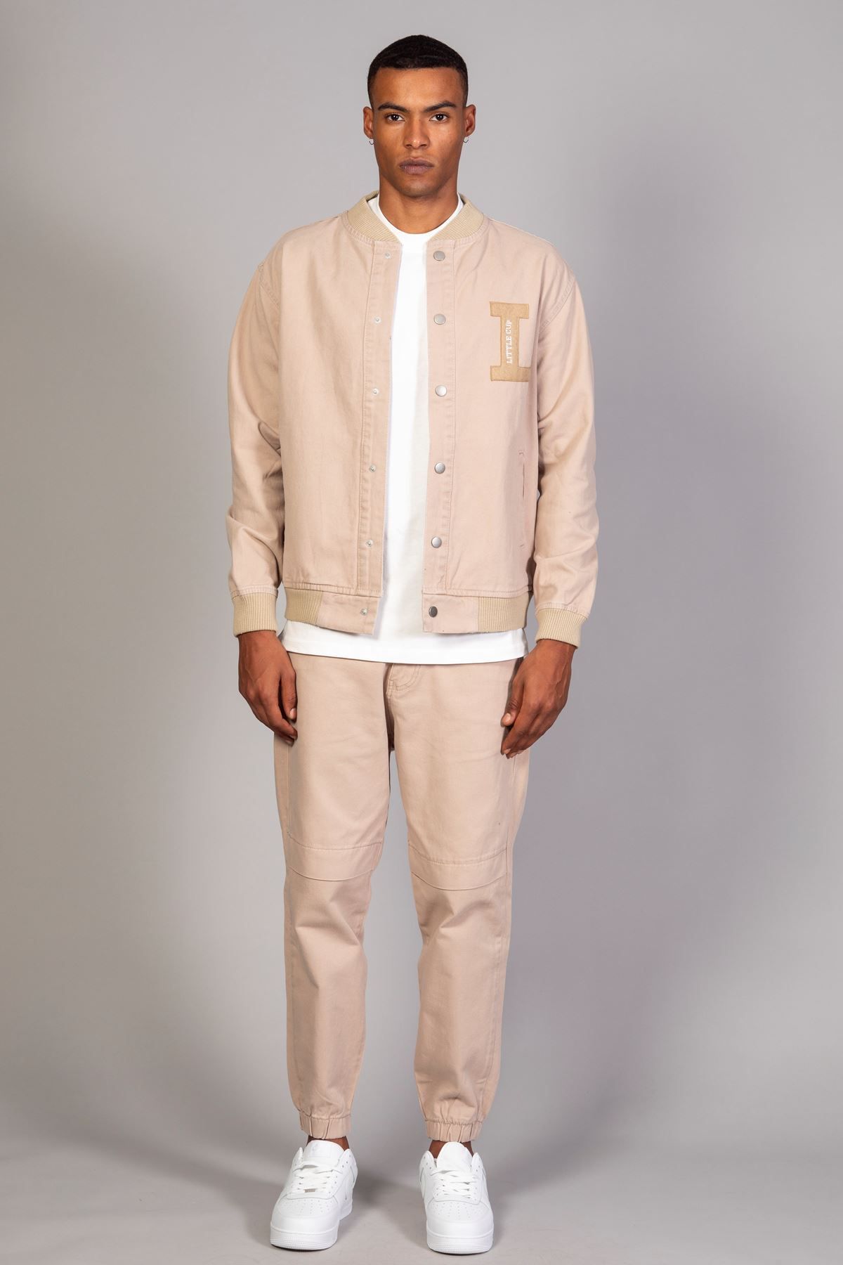 کت نود مردانه BEIGE مردانه'S بزرگ اندازه RIBANA JEANS LTC Jeans