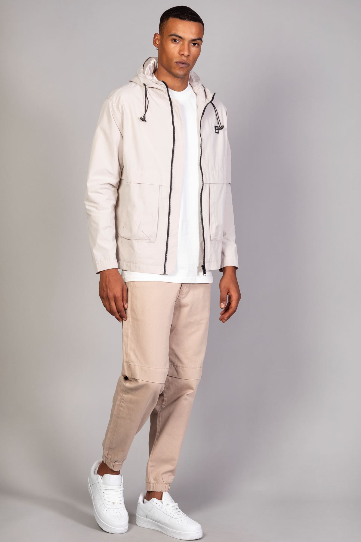 کت خاکستری مردانه ژاکت نر بهاری فصلی نازک LTC Jeans