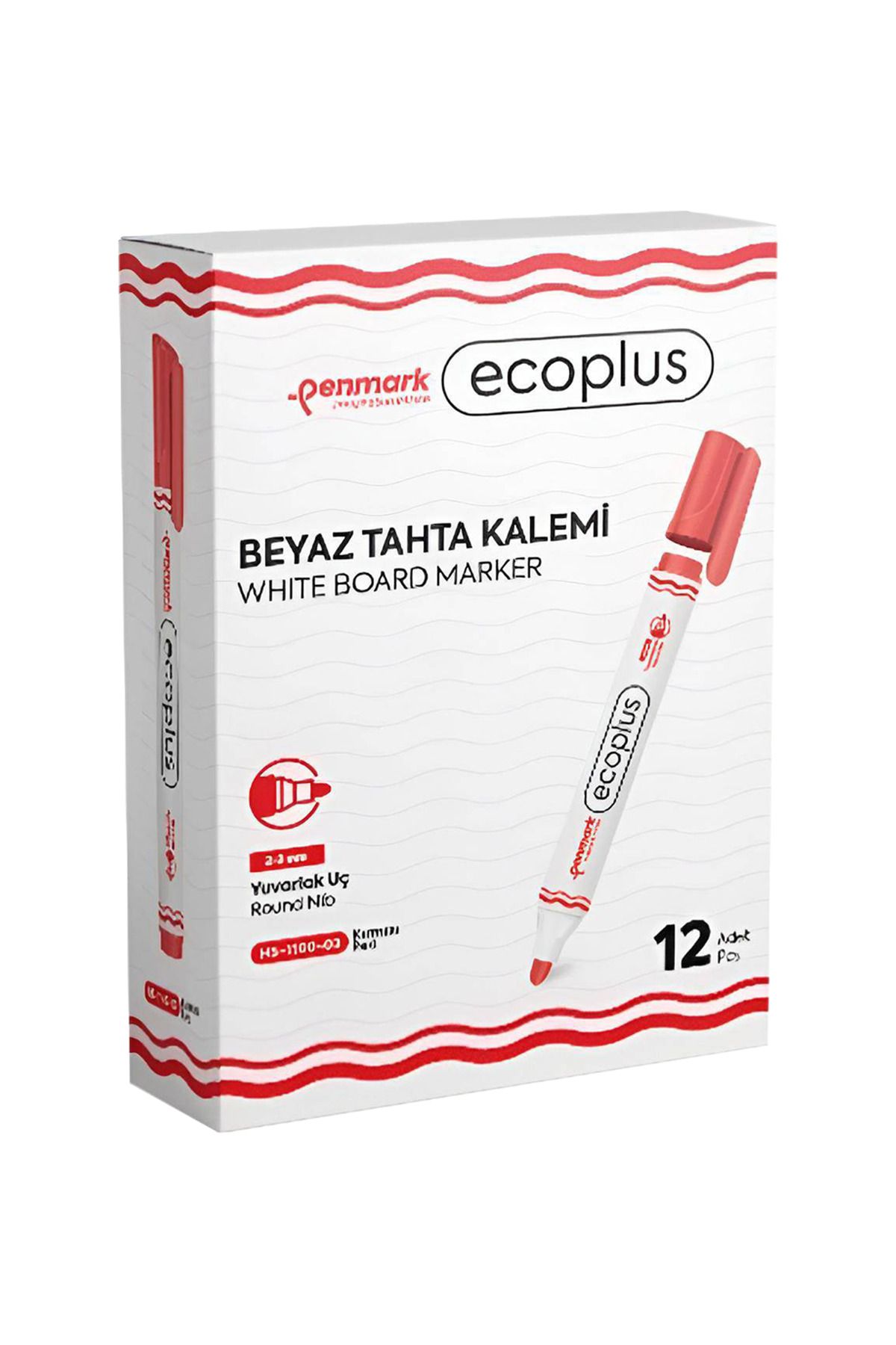 penmark Ecoplus Beyaz Tahta Kalemi 1 Kutu 12'li