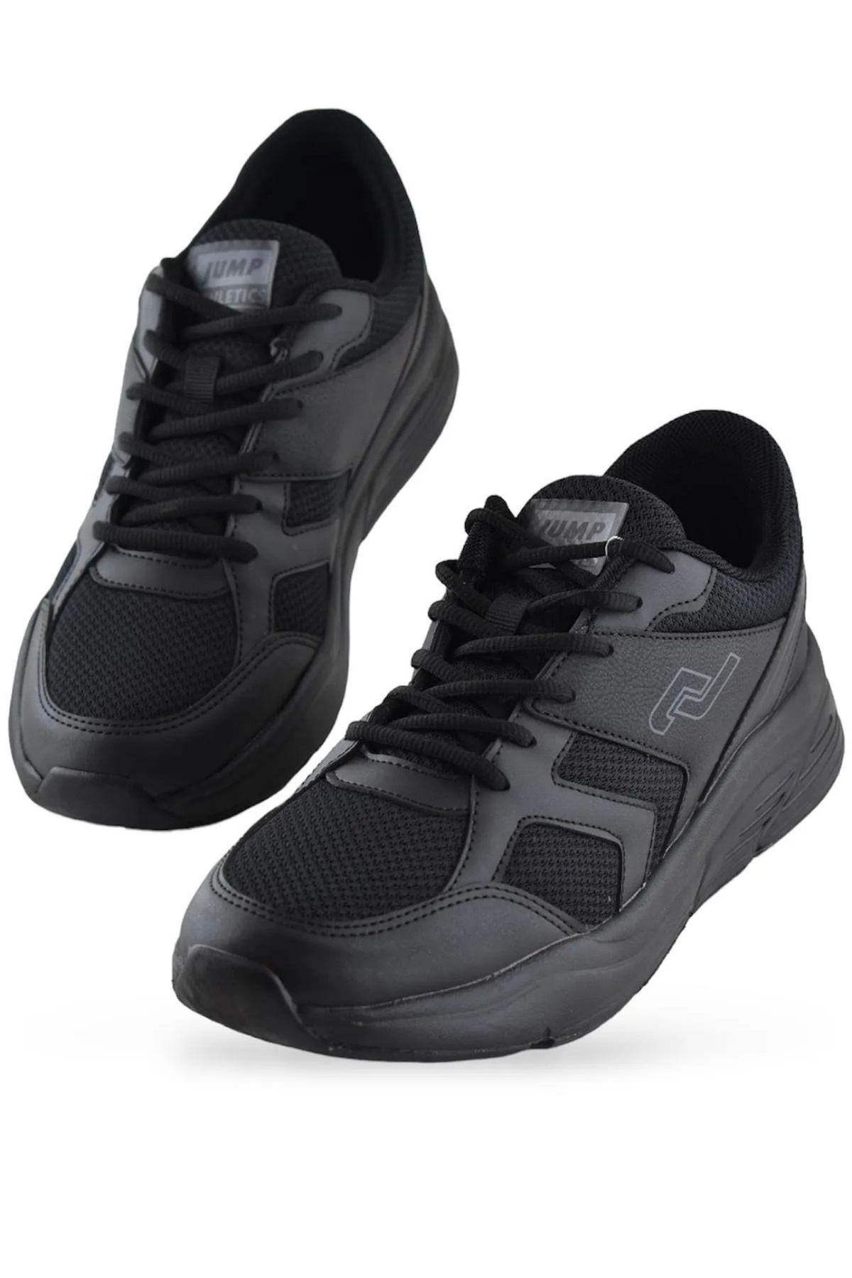 30522 Siyah Kömür Ortopedik Memory Foam System Günlük Yürüyüş Sneaker Spor Ayakkabı — مشکی ANIL AYAKKABI Jump 30522 — تصویر 2 از 8