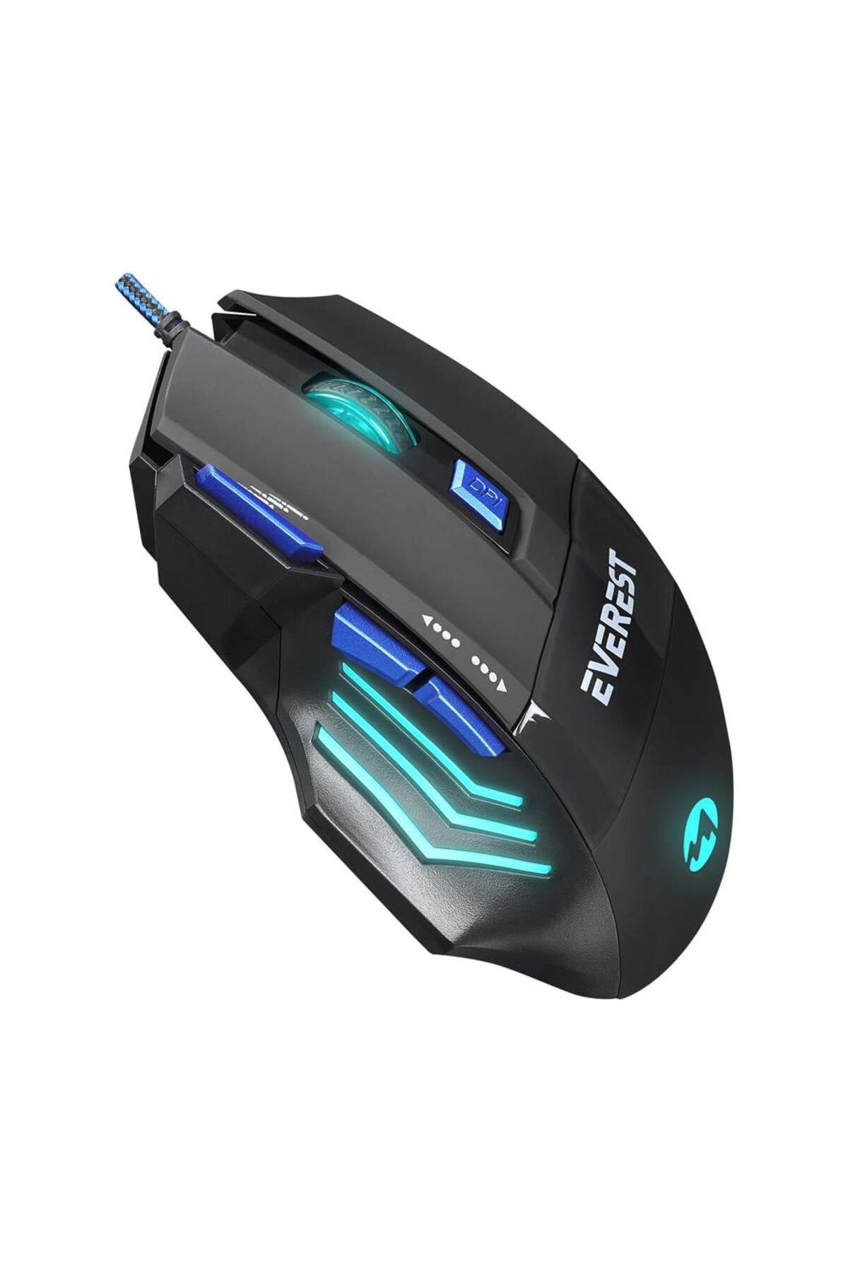 Everest Sm-g23 X-speed 7200 Dpi Gaming Mouse+mouse Pad-si?yah/gümüş