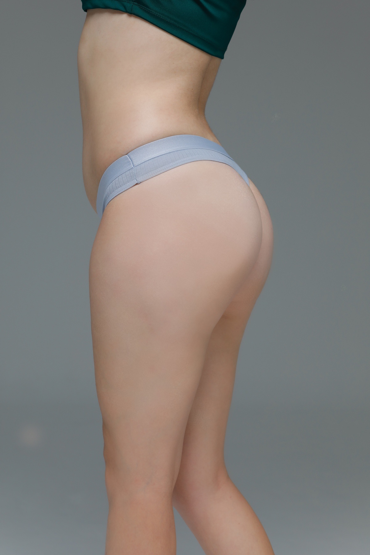 MİSTİRİK-Model Paulo - Tanga flexibila din bumbac cu nervuri, culoare liliac 2