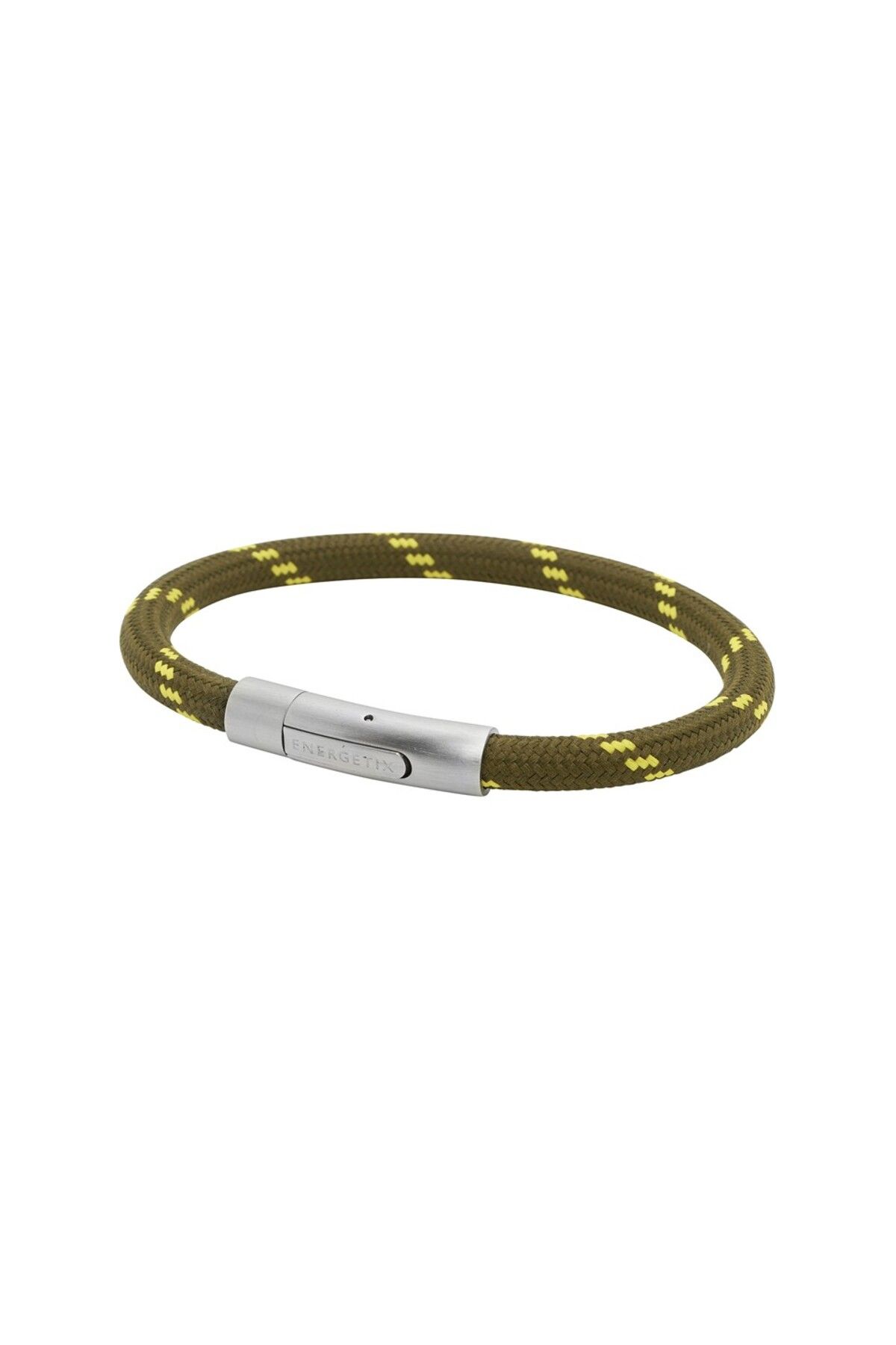 Energetix-Sporty Green Magnetic Bracelet with Stainless Steel Lock 1