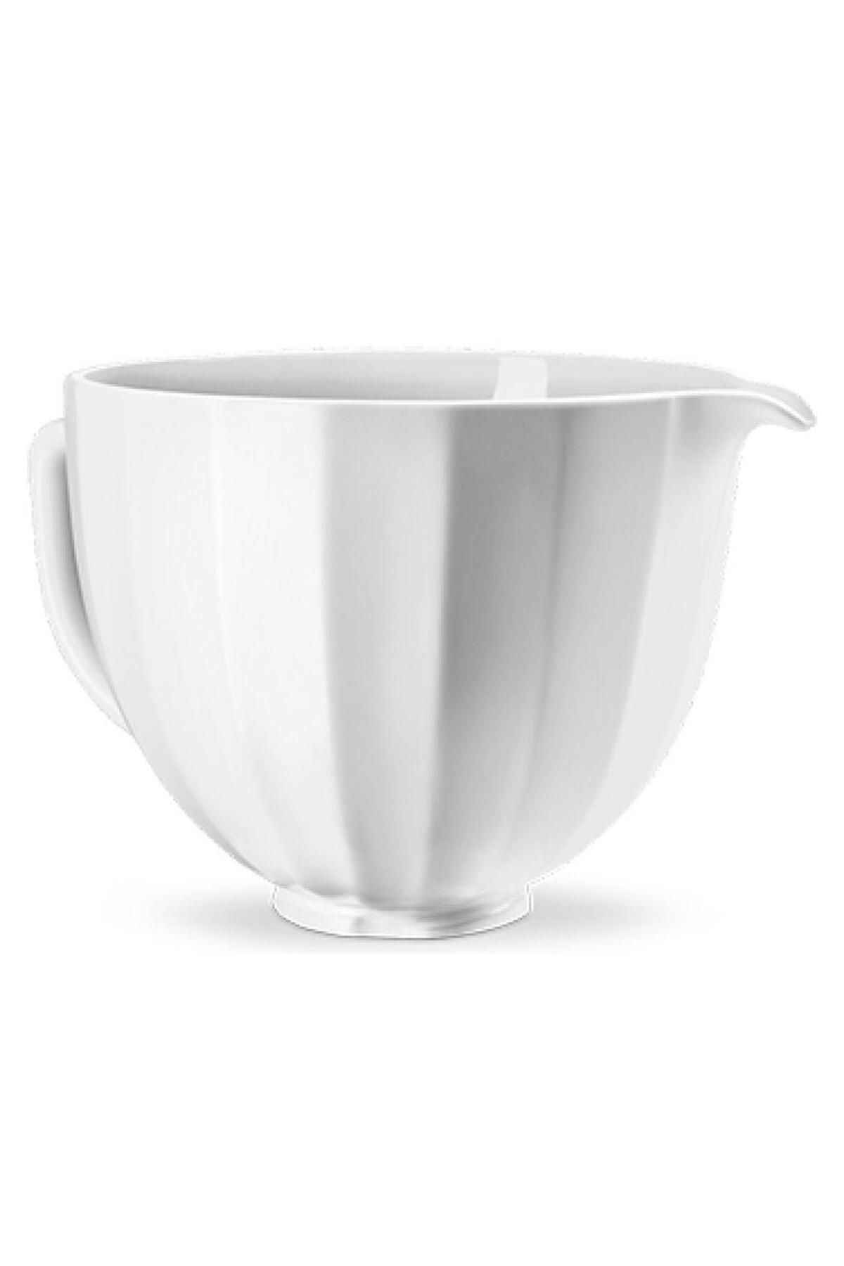 Kitchenaid-Ceramic Bowl For 4.8 L Mixer - White Coquille PWS 1