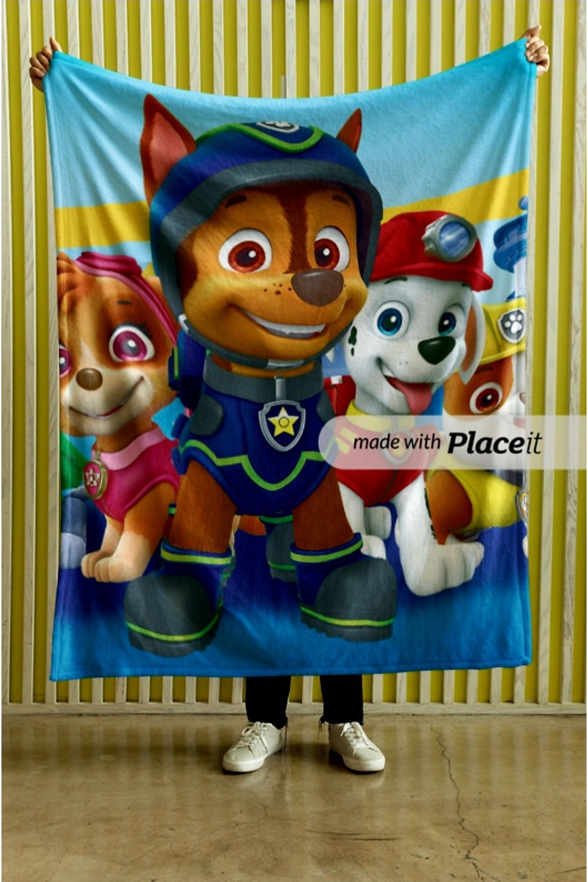 Elmas Dizayn 80X150 CM BANYO&PLAJ&ÇOCUK HAVLUSU ANTİBAKTERİYEL paw patrol