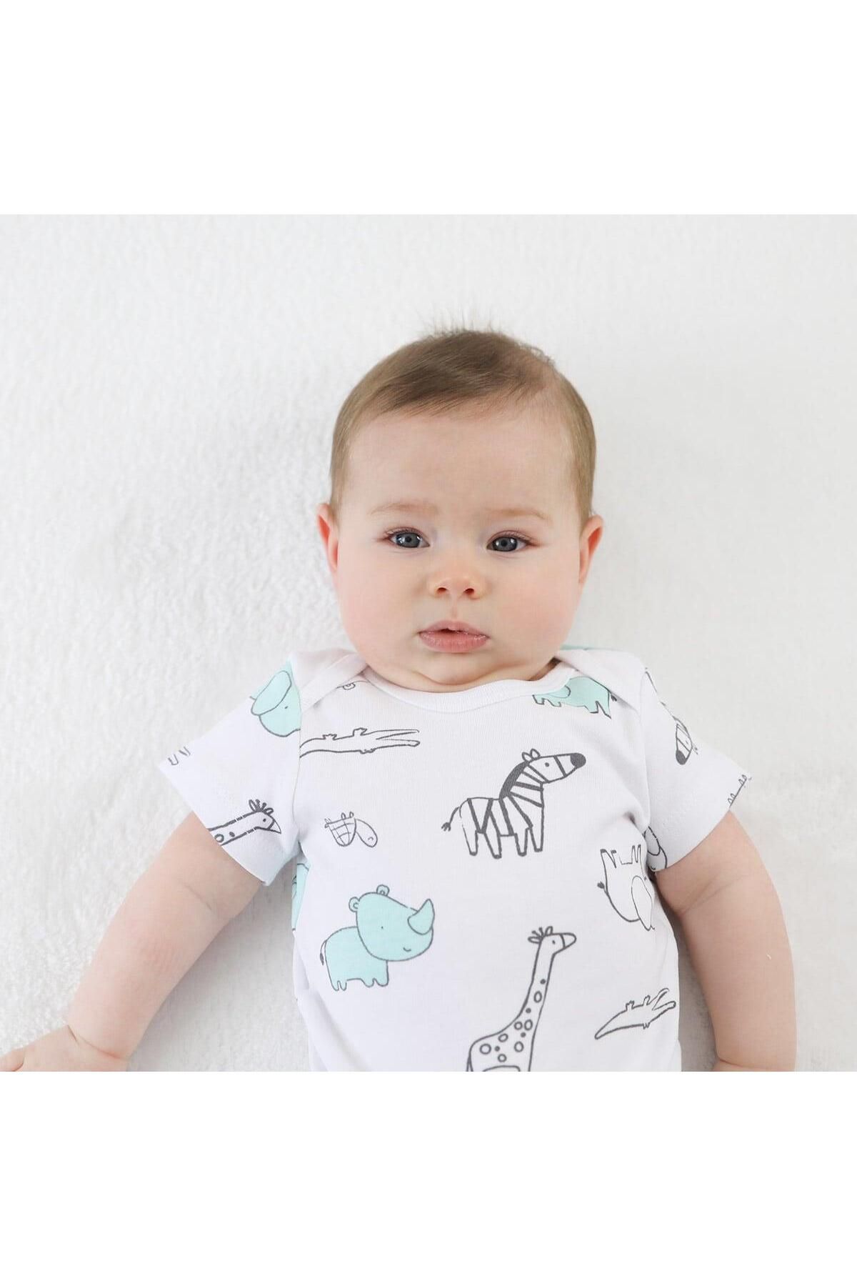 Owli-Baby Body Short Sleeve Zoo Zoo 4