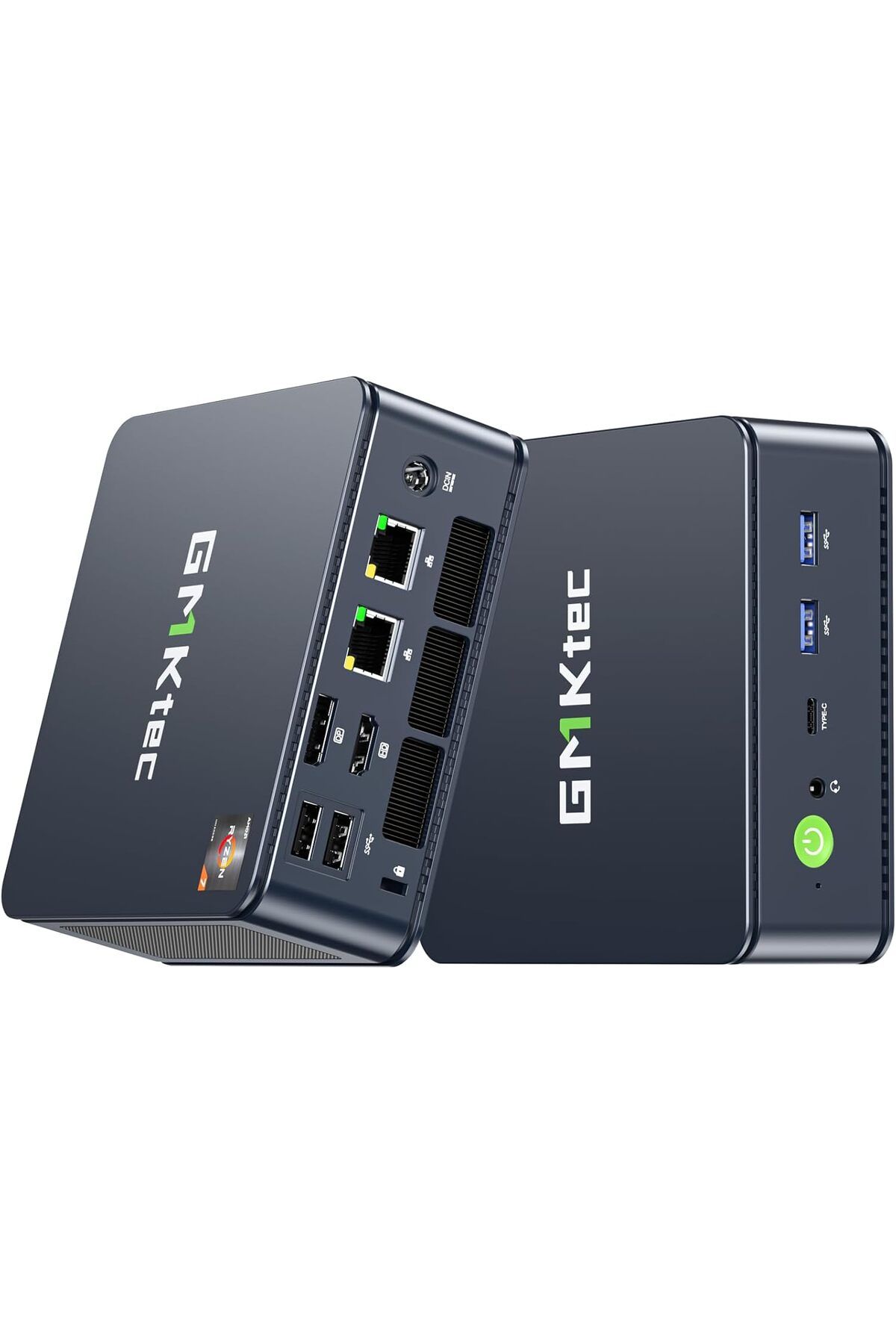GMKtec-NucBox M5 Plus Desktop Ultracompact Mini PC Gaming, Desktop Computer Windows 11 Pro, AMD Ryzen 7 1