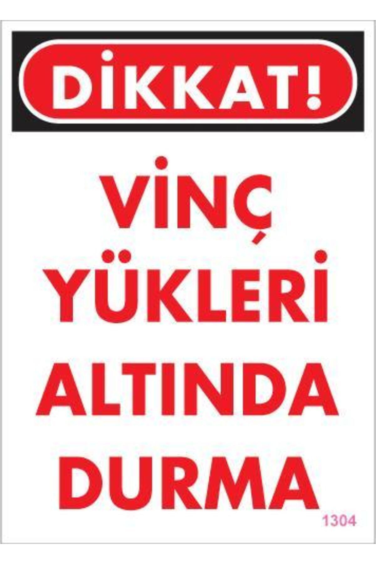 LTG Nova Vinç Uyarı Levhası 25X35 Kod:1304