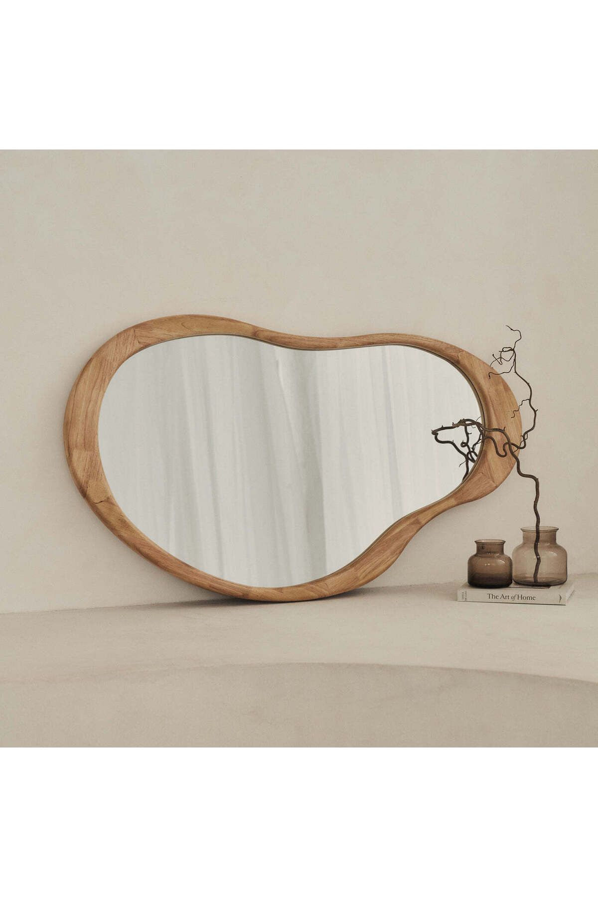 Felicity Mirror 130x80 cm Dekoratif Tasarım Ahşap Konsol Üstü Duvar Aynası - Pinterest Duvar Dekor Aynası - 49