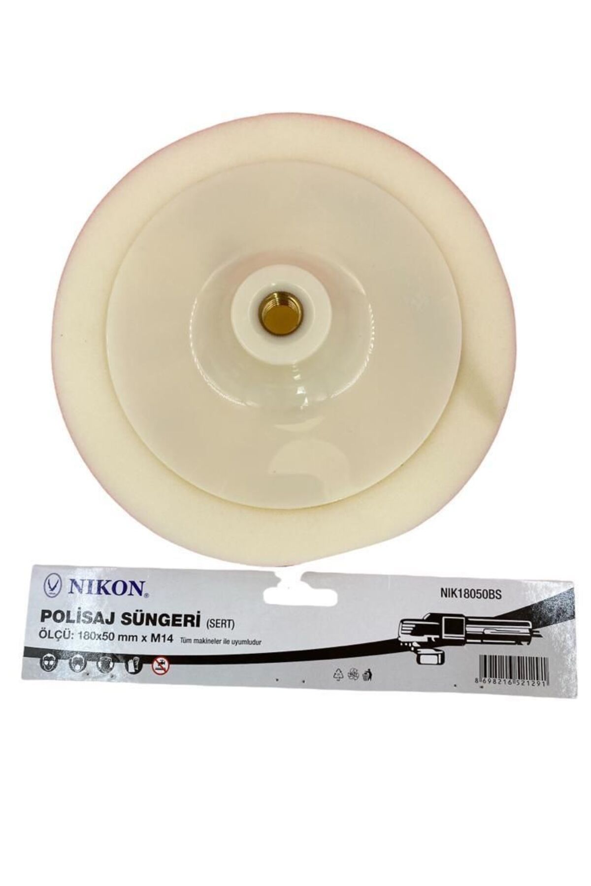 OEM Nikon 18050BS Polisaj Süngeri 180 mm Beyaz Sert