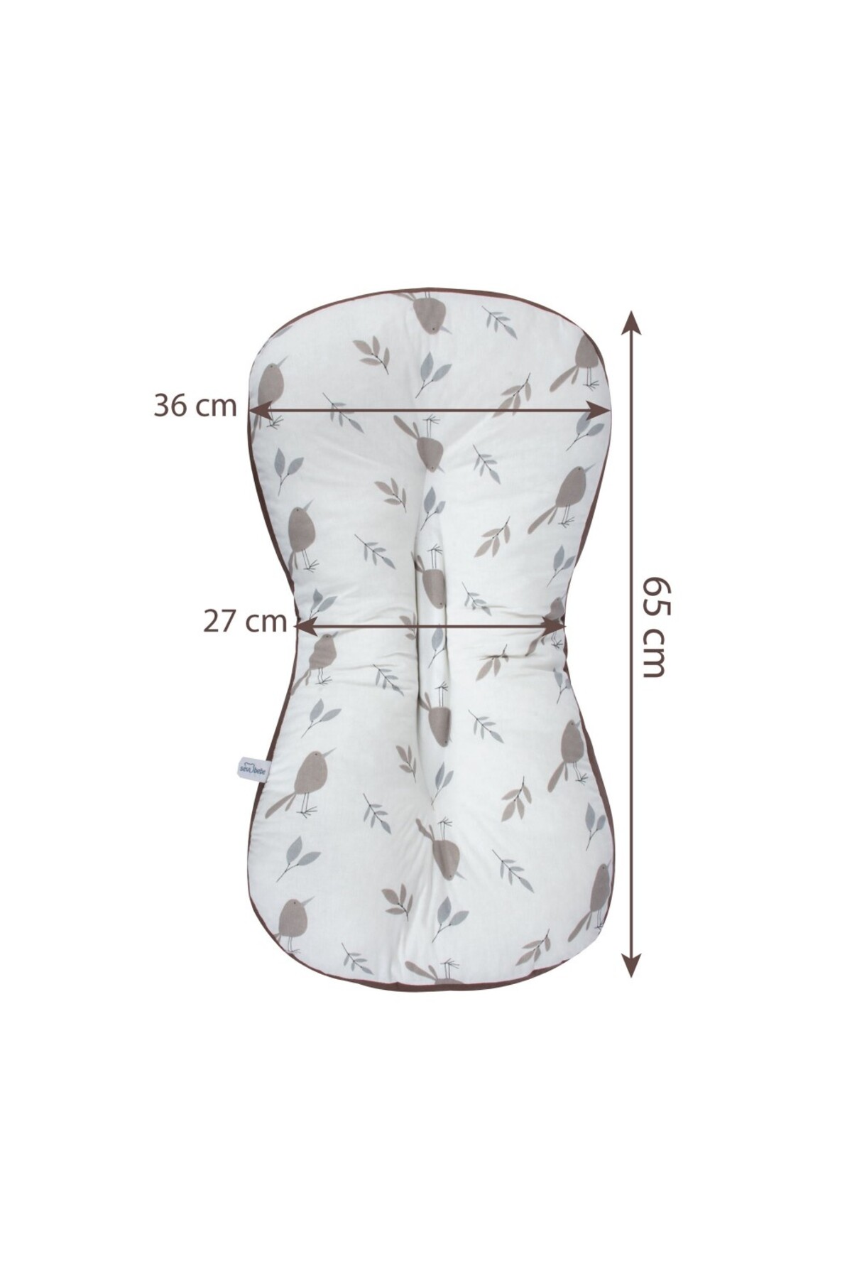 Sevi Bebe Pratik Emzirme Minderi Art-375 Kuş Desen fotoğrafı 4 (önizleme)