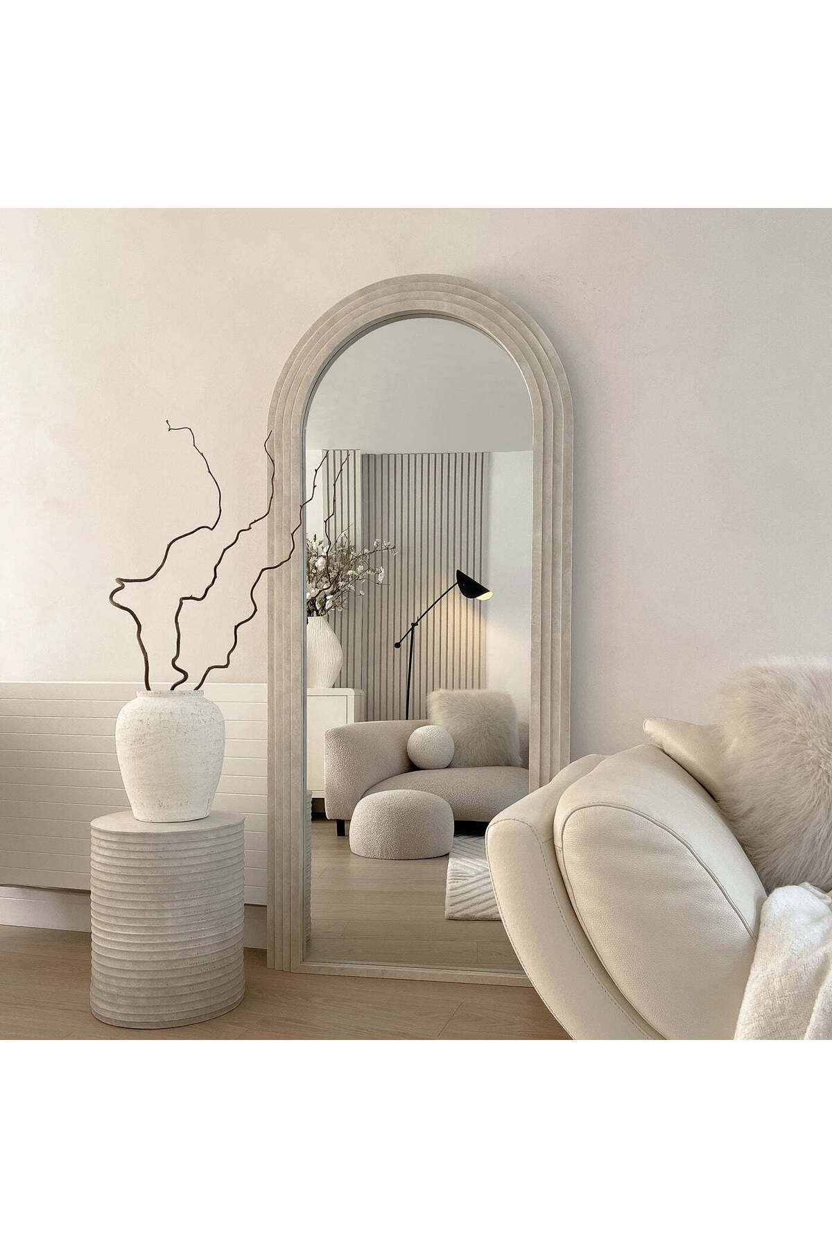 Felicity Mirror 180x80 cm Dekoratif Tasarım Ahşap Boy Aynası - Eşsiz Dekor Aynası - Pinterest Boy Aynası