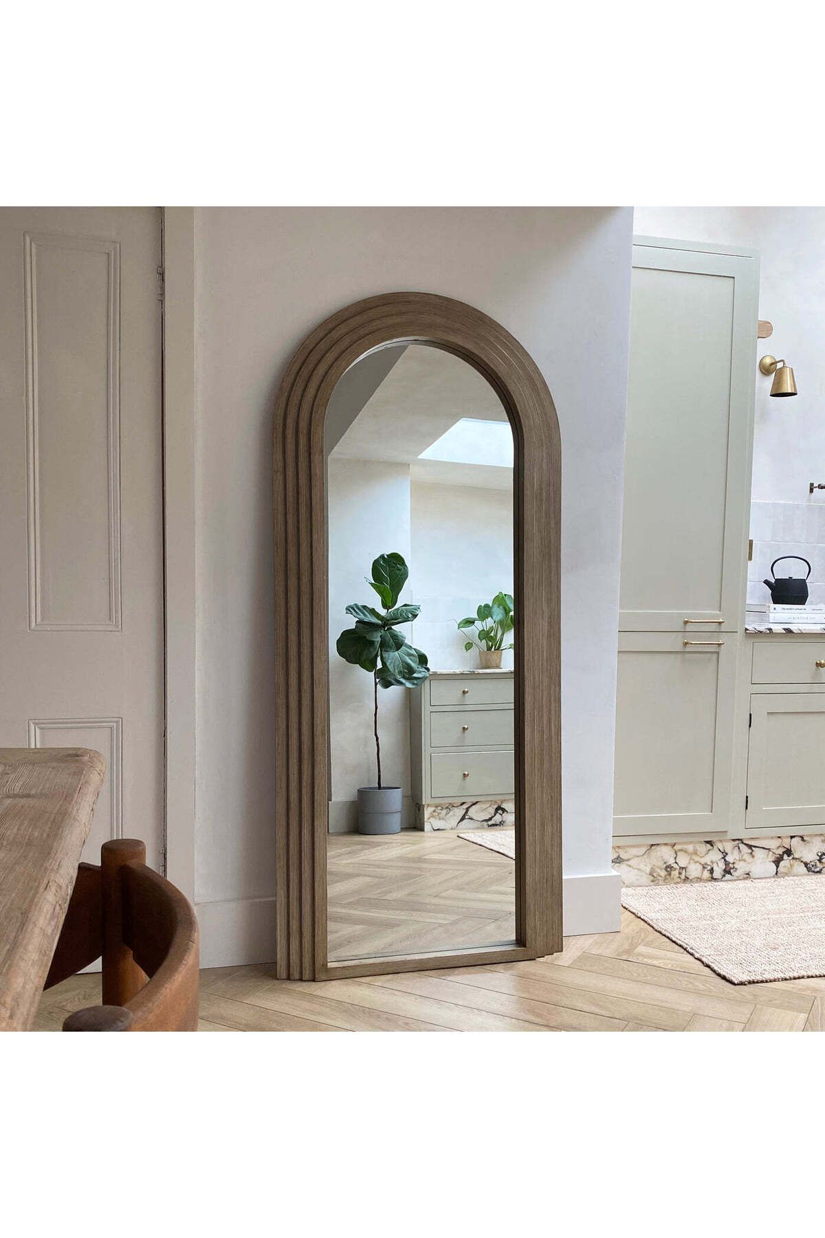 Felicity Mirror 180x80 cm Dekoratif Tasarım Ahşap Boy Aynası - Eşsiz Dekor Aynası - Pinterest Boy Aynası - 36