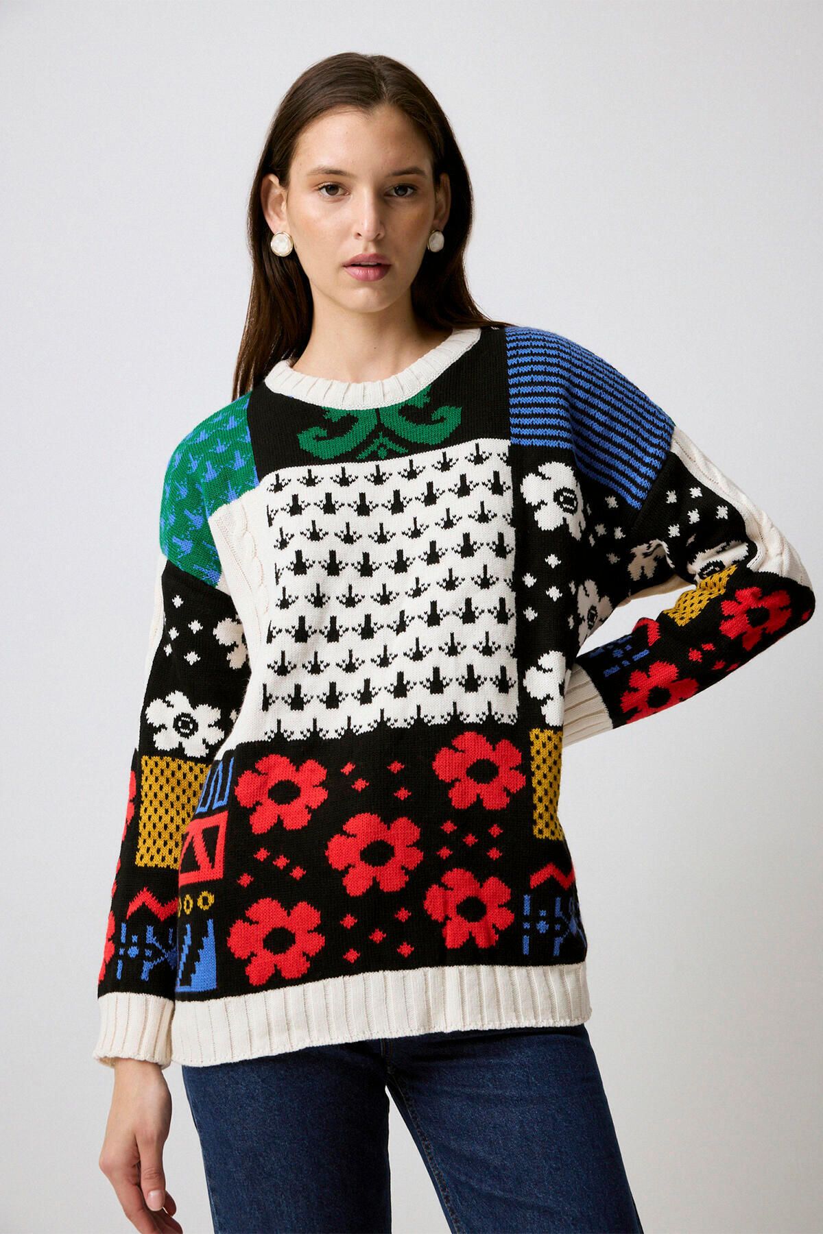 Touché Privé-Knitwear Sweater - Patterned 4