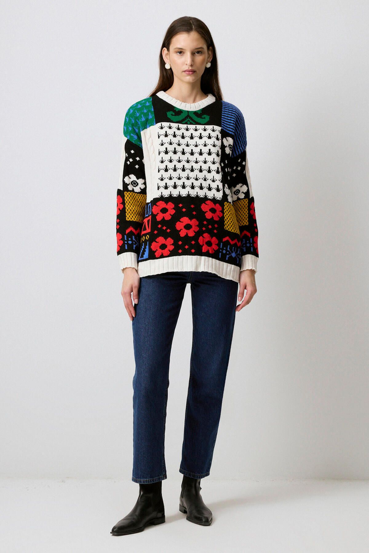 Touché Privé-Knitwear Sweater - Patterned 2