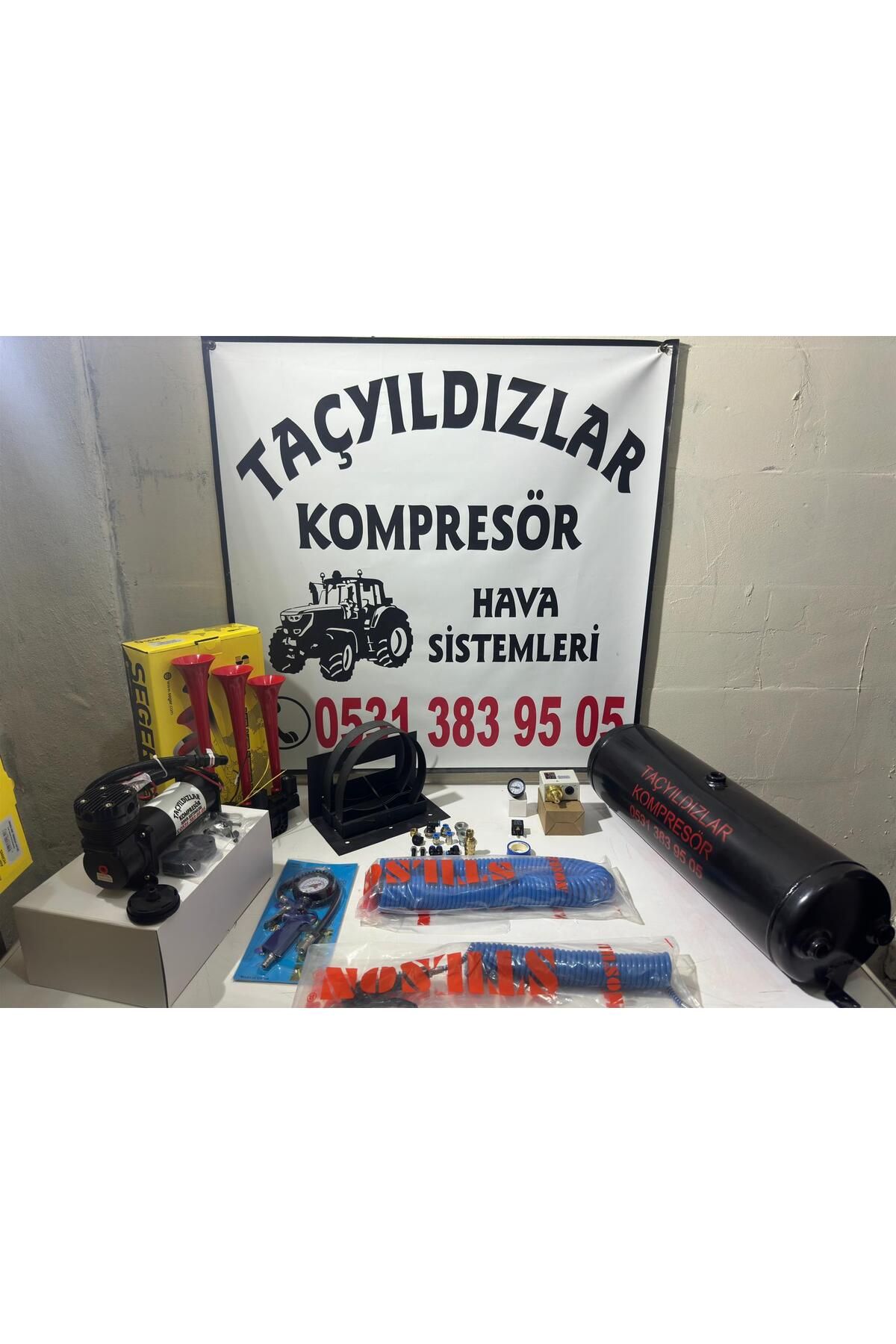 AHS KORNALI HAVA KOMPRESÖR SİSTEMİ-KOMPLE SET EKSİKSİZ