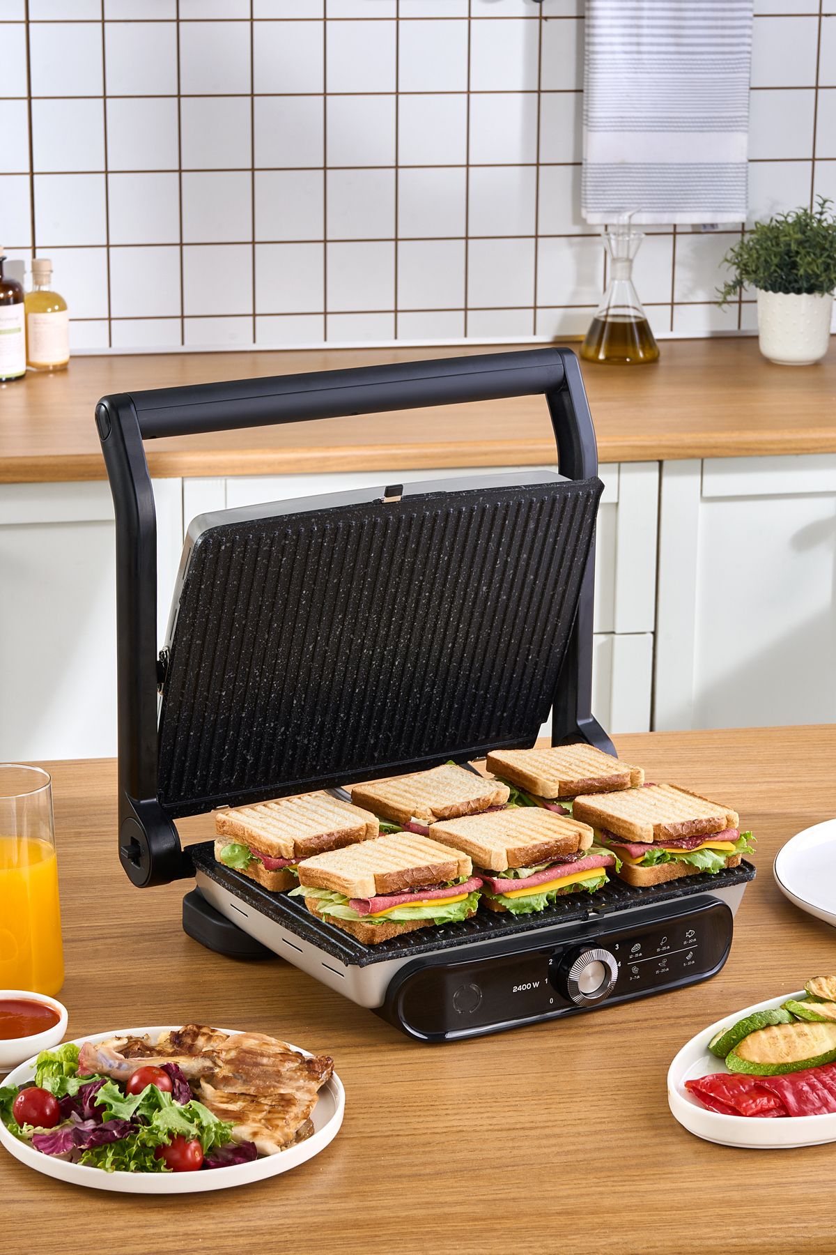Karaca-شواية ومحمصة Gastro Grill Pro بقدرة 2400 واط 2