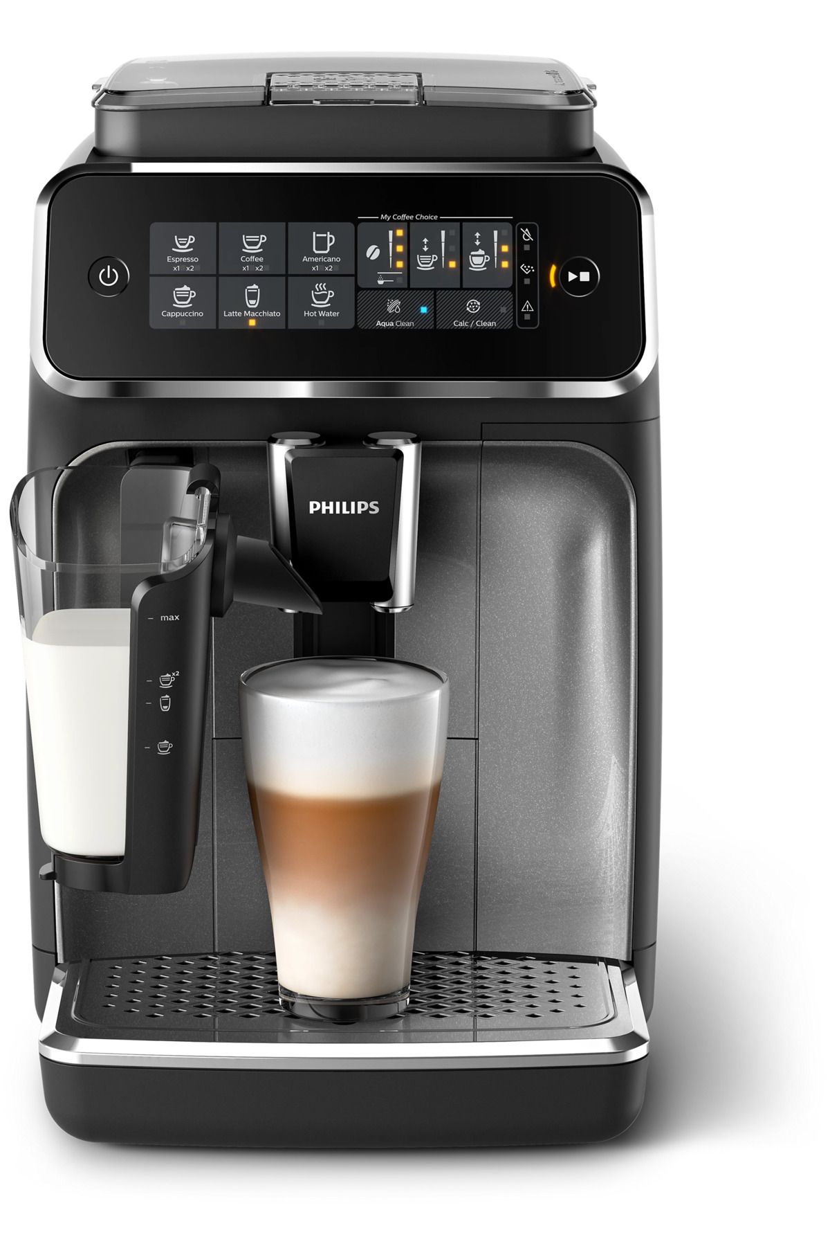 Philips-سلسلة ماكينة إسبريسو أوتوماتيكية بالكامل بقدرة 3200-1500 واط - 5 مشروبات، لاتجو، شاشة تعمل باللمس 4