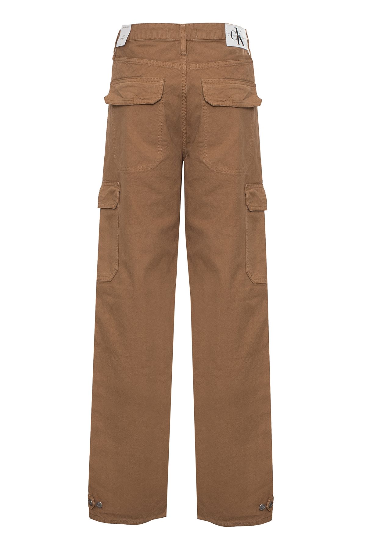 Calvin Klein Jeans Kolorowe Spodnie Z Detalami Z Logo Cinco Booties Portfel Z Zamkiem Błyskawicznym I Paskiem Na Guziki Dla Kobiet Kobieta - 25