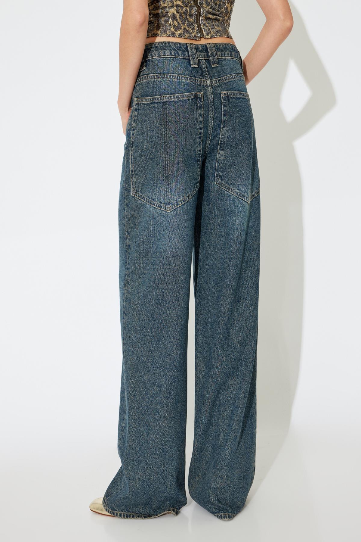 Koyu İndigo Kadın Jeans 5WAL40265MD