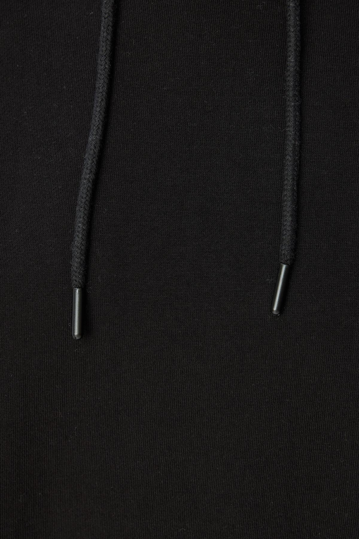 سویشرت زنانه مشکی کوتونKoton | 5WAK10223EK اورجینال - تصویر 6