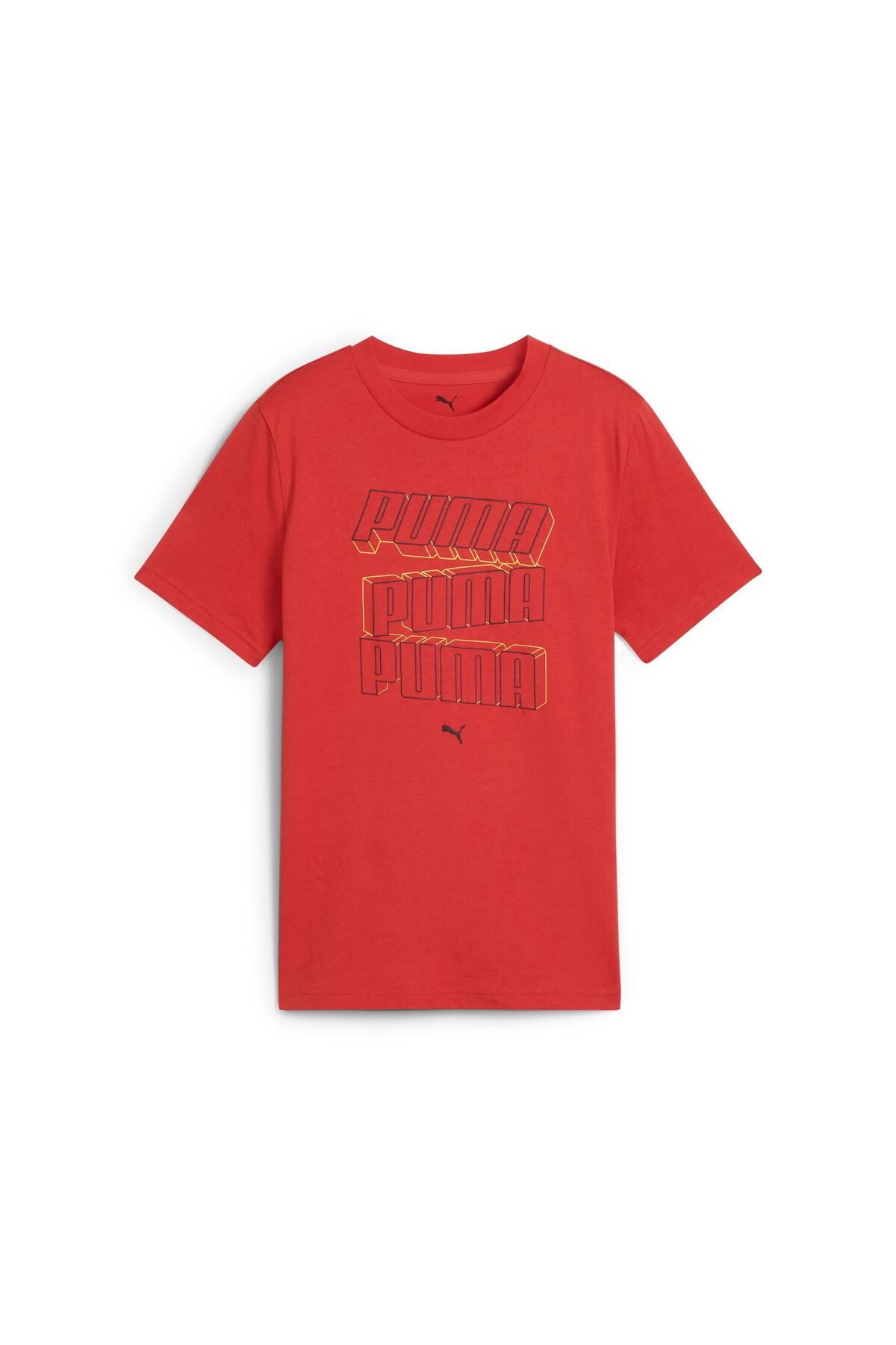 Puma-ESS LOGO LAB HOG Tee B Red Fire 1