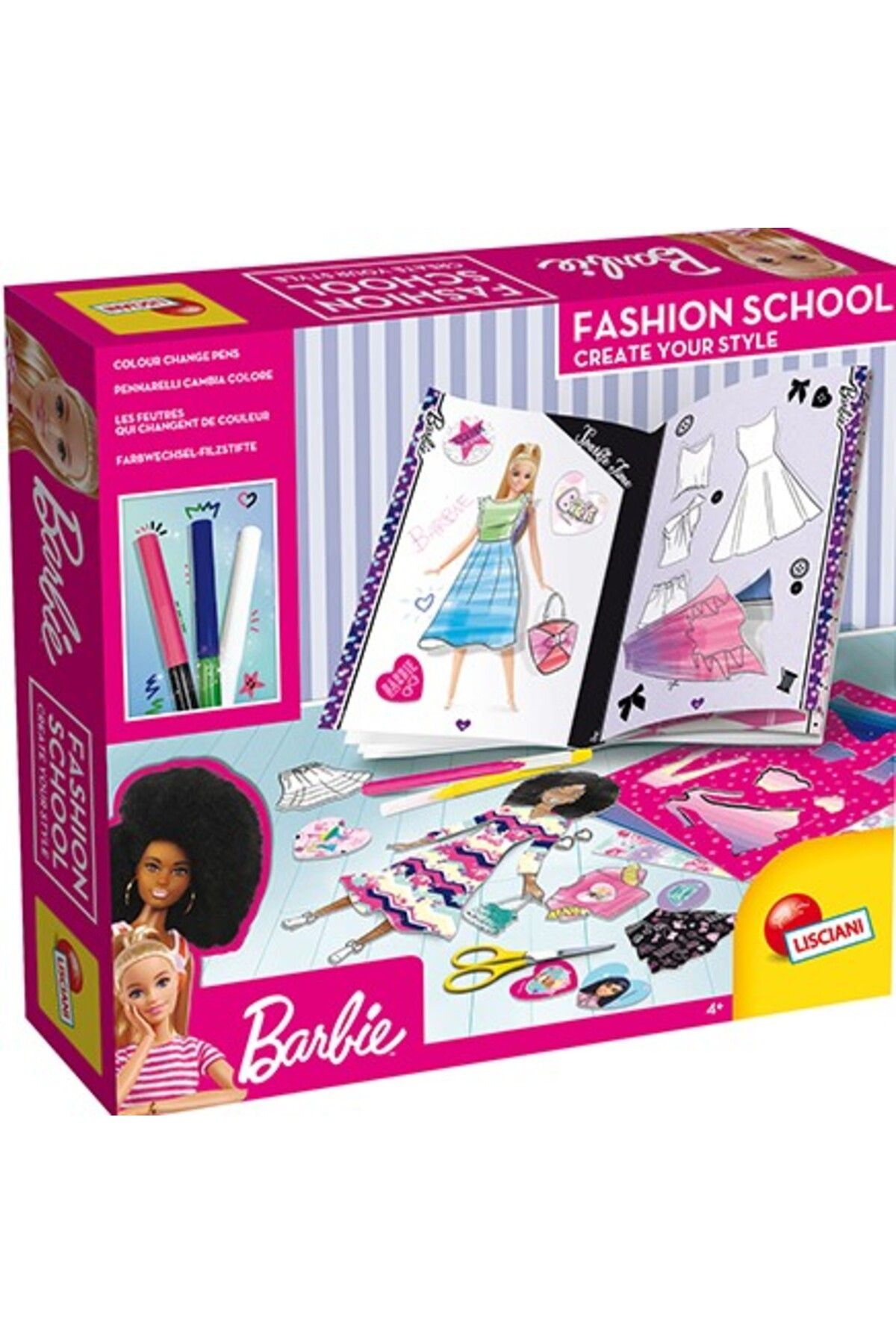 Lisciani Școala De Modă Barbie (creioane Magice) - One Size