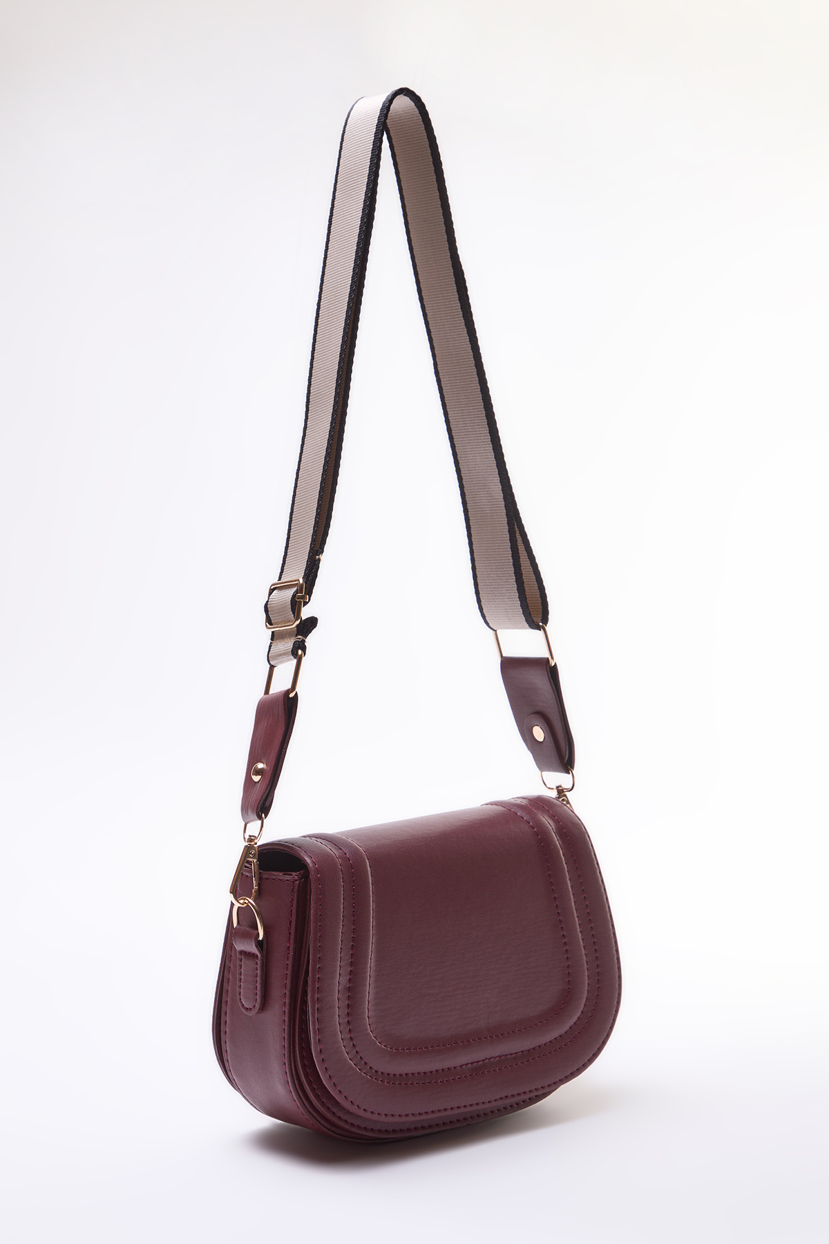 TRENDYOL SHOES-Burgundy Crossbody Damen Tasche TWOAW25OC00003 4