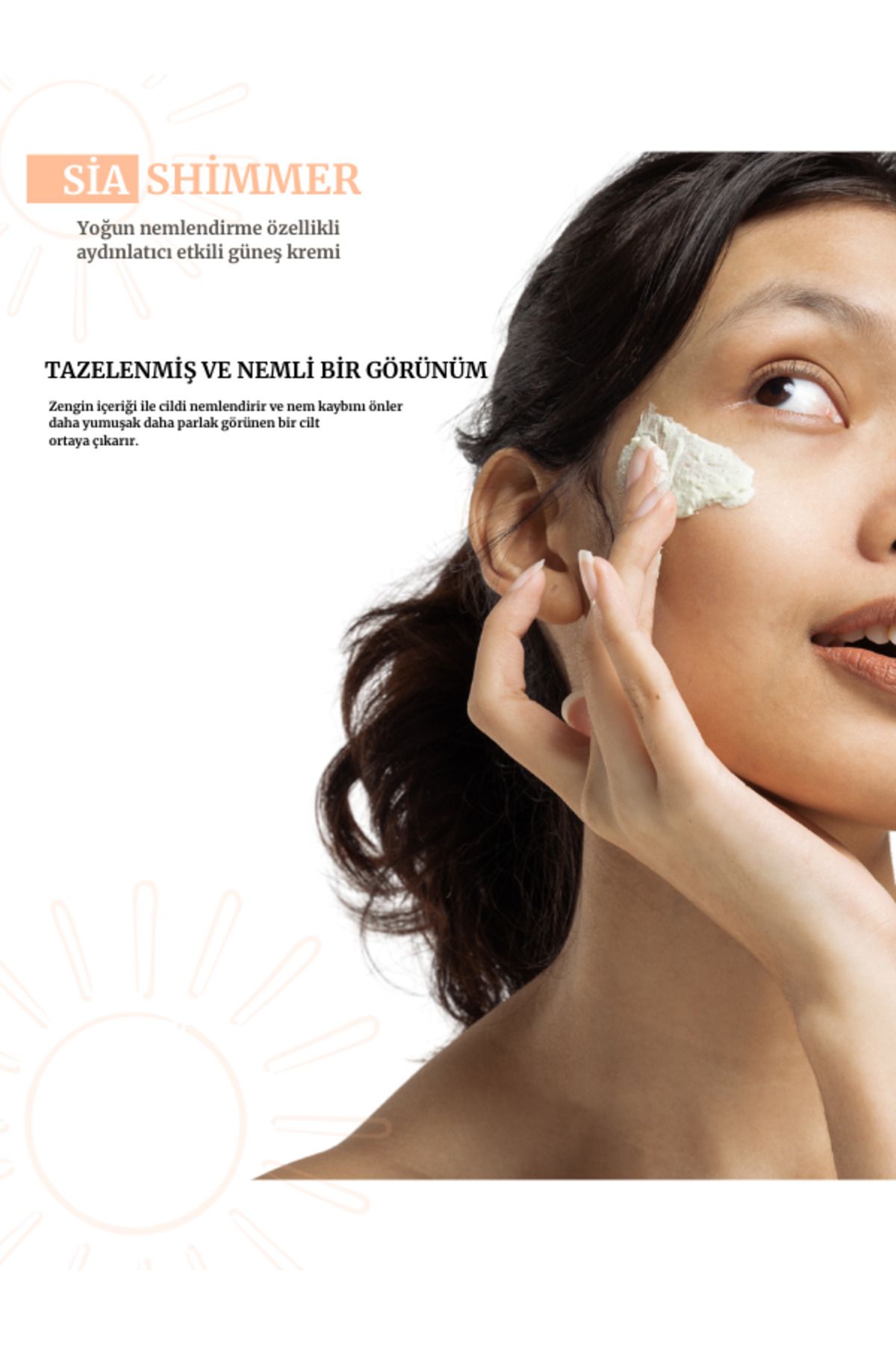 SIA SHIMMER-New Generation Anti-Blemish and Revitalizing Sunscreen with Mineral Filter - 60 ml 50 Spf Non-Nano Formula 3