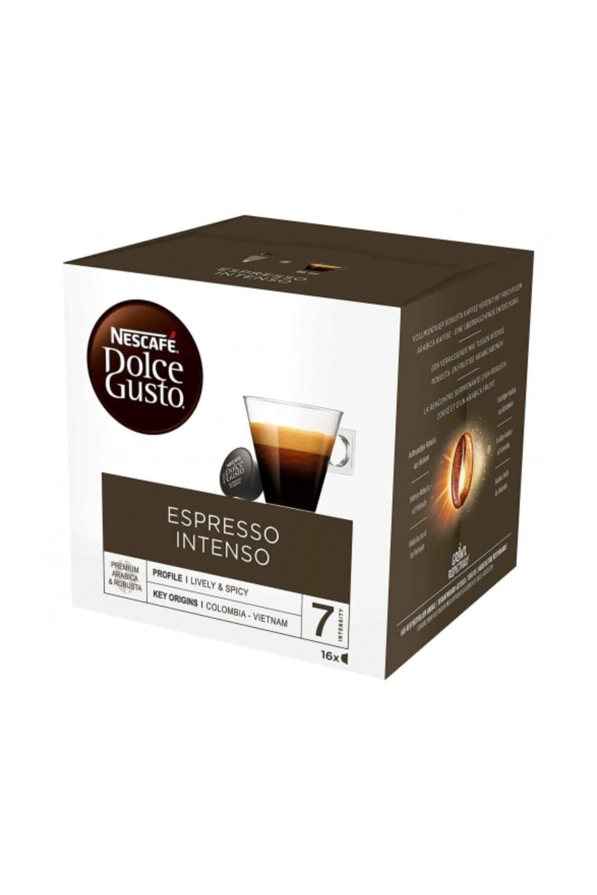 Nescafe Dolce Gusto Coffee Espresso Intenso 16 Kapsül