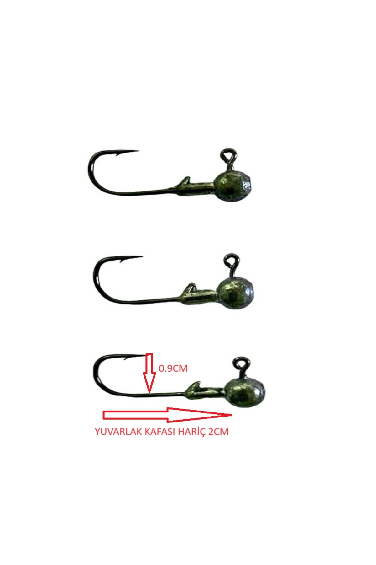 CAPTAIN Jig Head No:3 Iğne 2gr Zoka (3 ADET) - Fiyatı, Yorumları