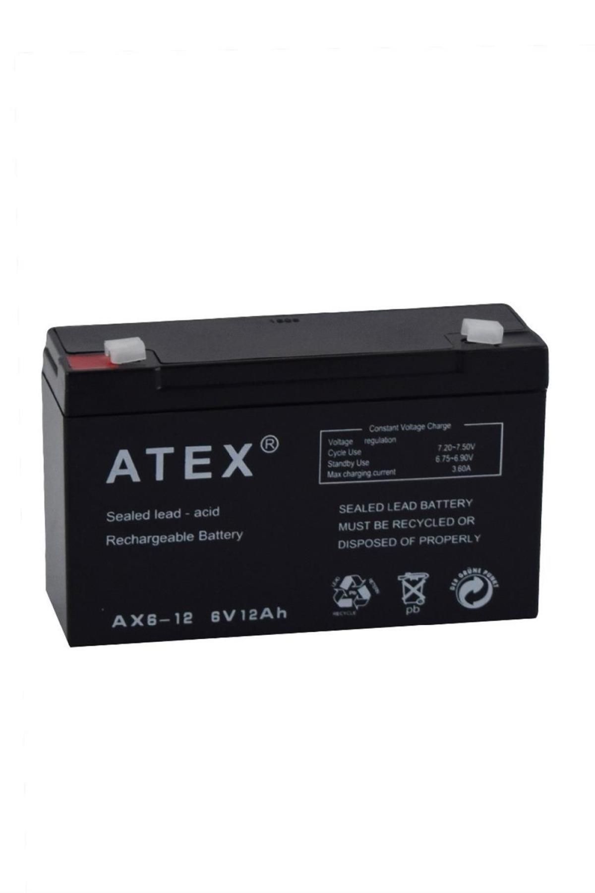 pazarella Atex 6v 12ah Akü Ax6-12