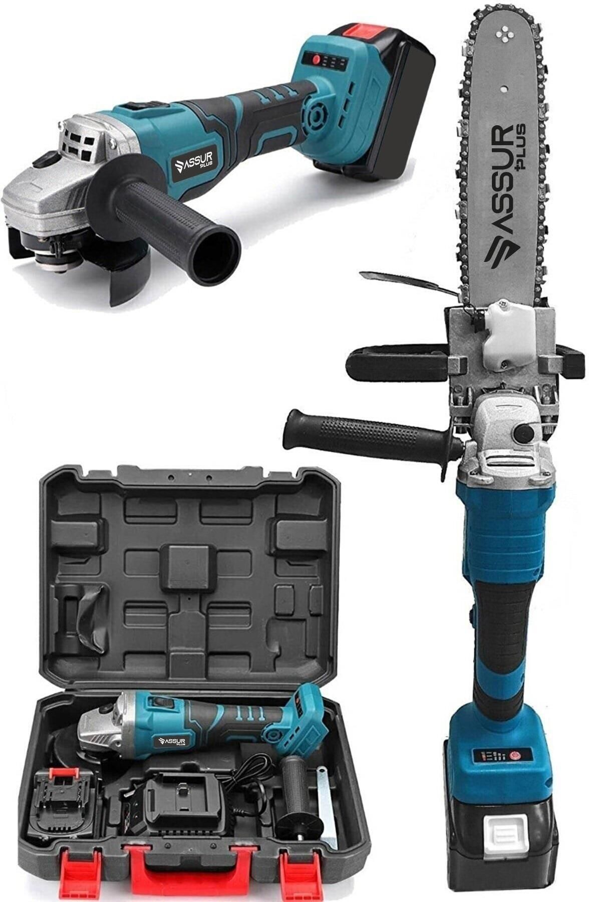 Jetta Power Tools Assur Plus Pro Şarjlı Taşlama Ve Testere Başlık Budama Testeresi Ve Taşlama