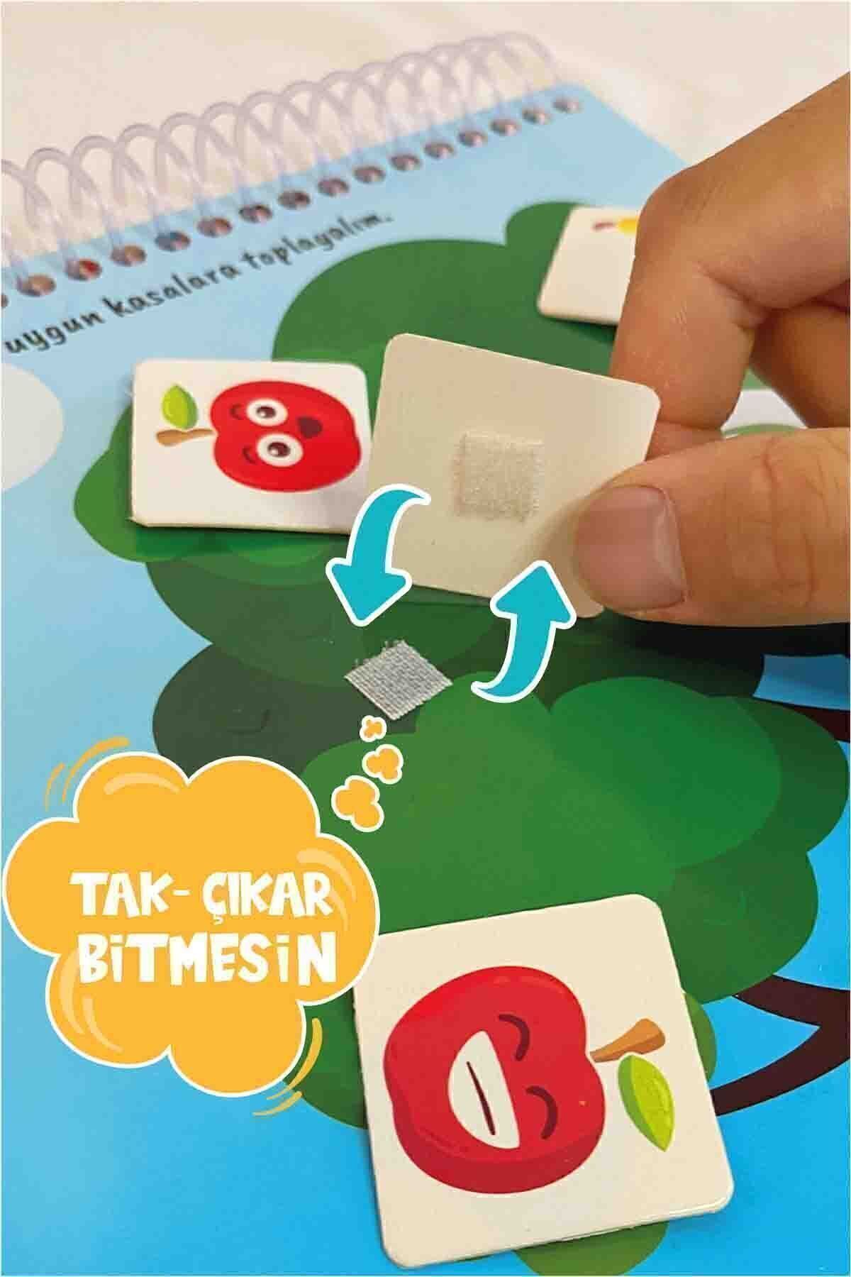 Bunbaza Çocuğumun Cırt Cırtlı Tak - Çıkar Aktivite Kitabı 15-24 Ay, Okul Öncesi Eğitim, 80 Adet Cırt fotoğrafı 6 (önizleme)