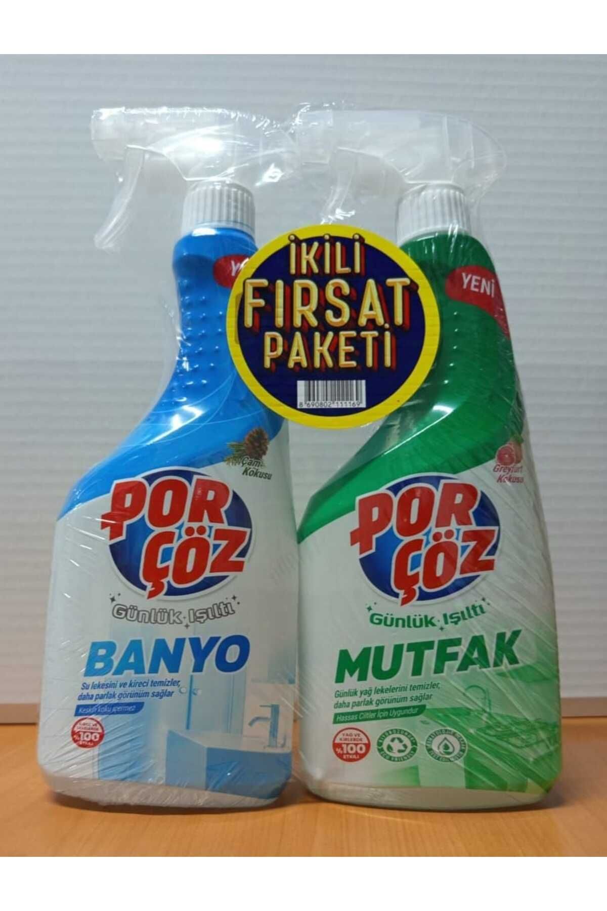 Porçöz mutfak+banyo spreyi