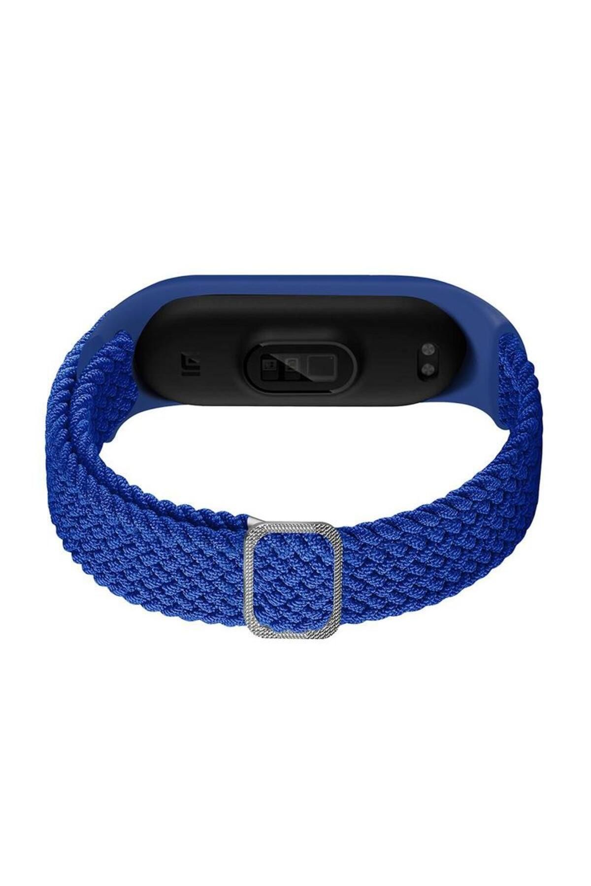 habilis-Straw Weave Nylon Colorful Flexible Lanyard Strap with One to One Fully Compatible with Xiaomi Mi Band 7 1