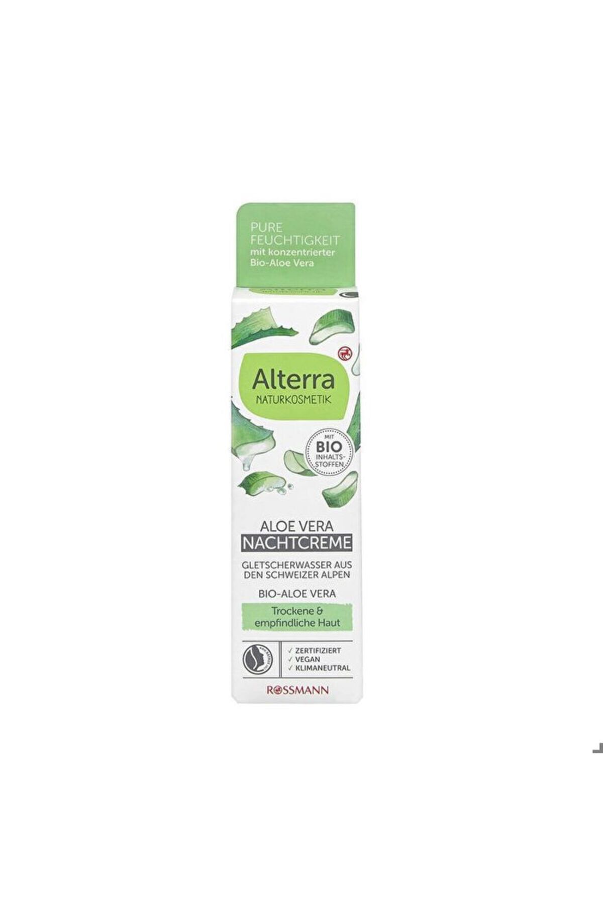 Alterra Moisturizing Regenerating Night Cream Leaves Smooth Feeling Restorative 50 ml d-k.215