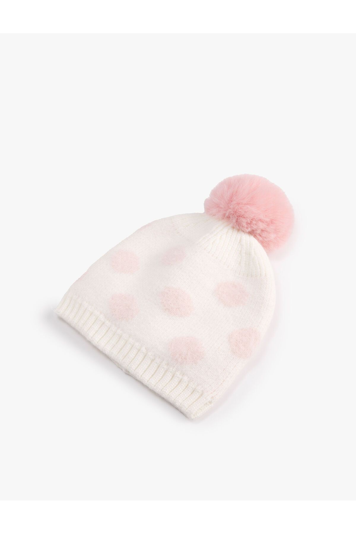 Koton-Beret Soft Textured with Pompom Detail 2