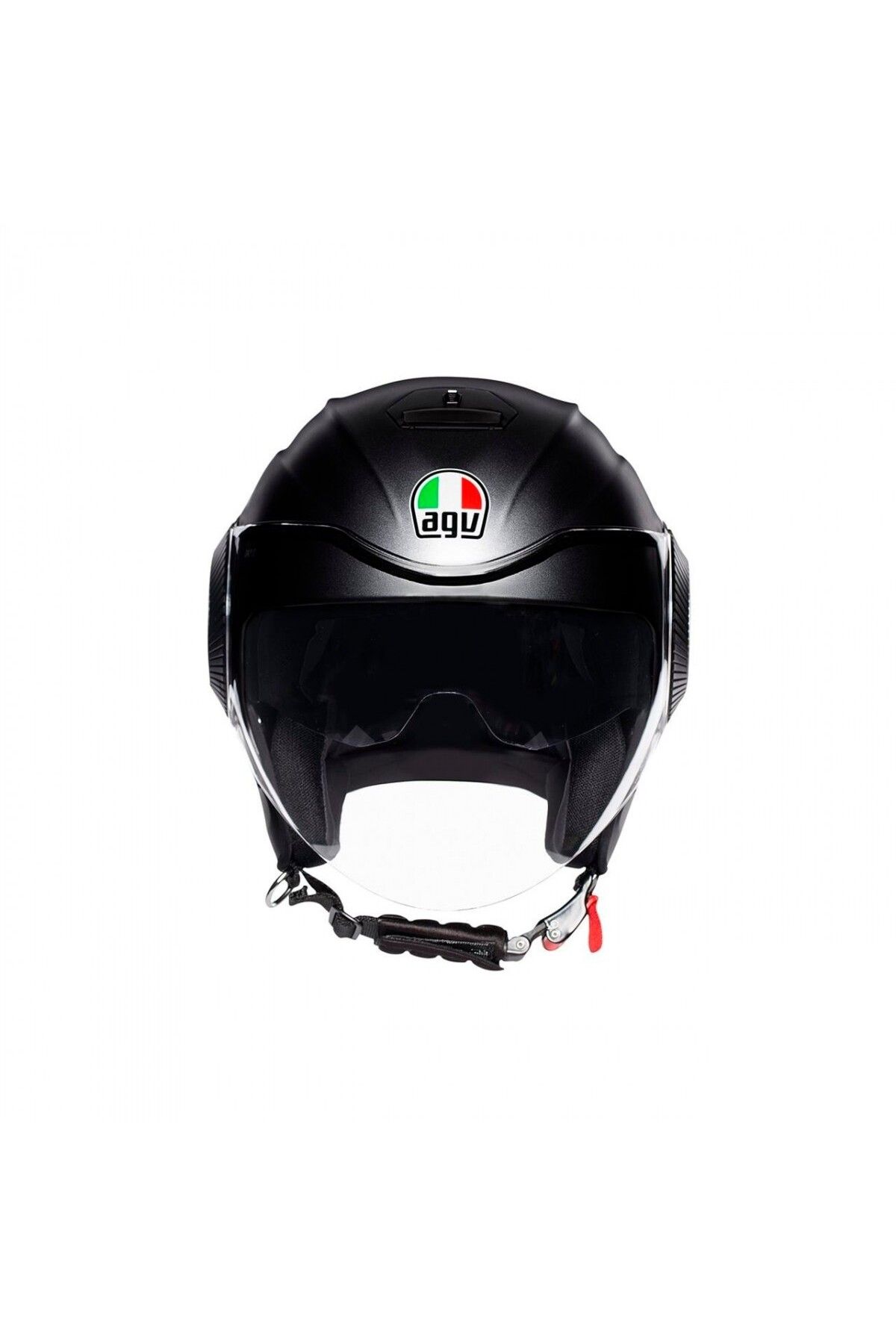 AGV Orbyt Solid Matt Black Açık Kask