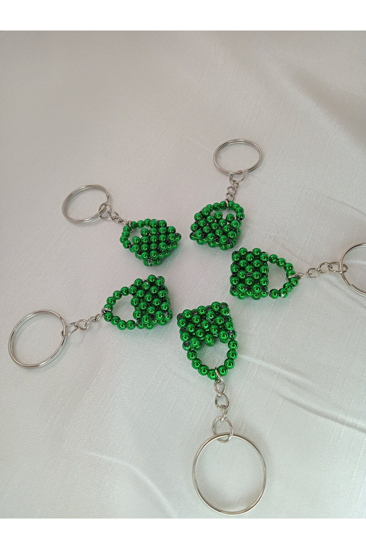 ebsa-Green Bag Model Gift Keychain Promise Engagement Henna Birthday (5 Pcs) 4