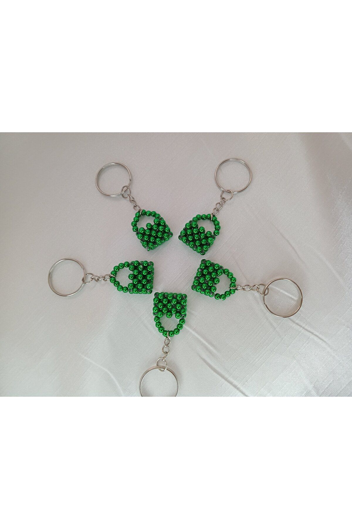 ebsa-Green Bag Model Gift Keychain Promise Engagement Henna Birthday (5 Pcs) 5