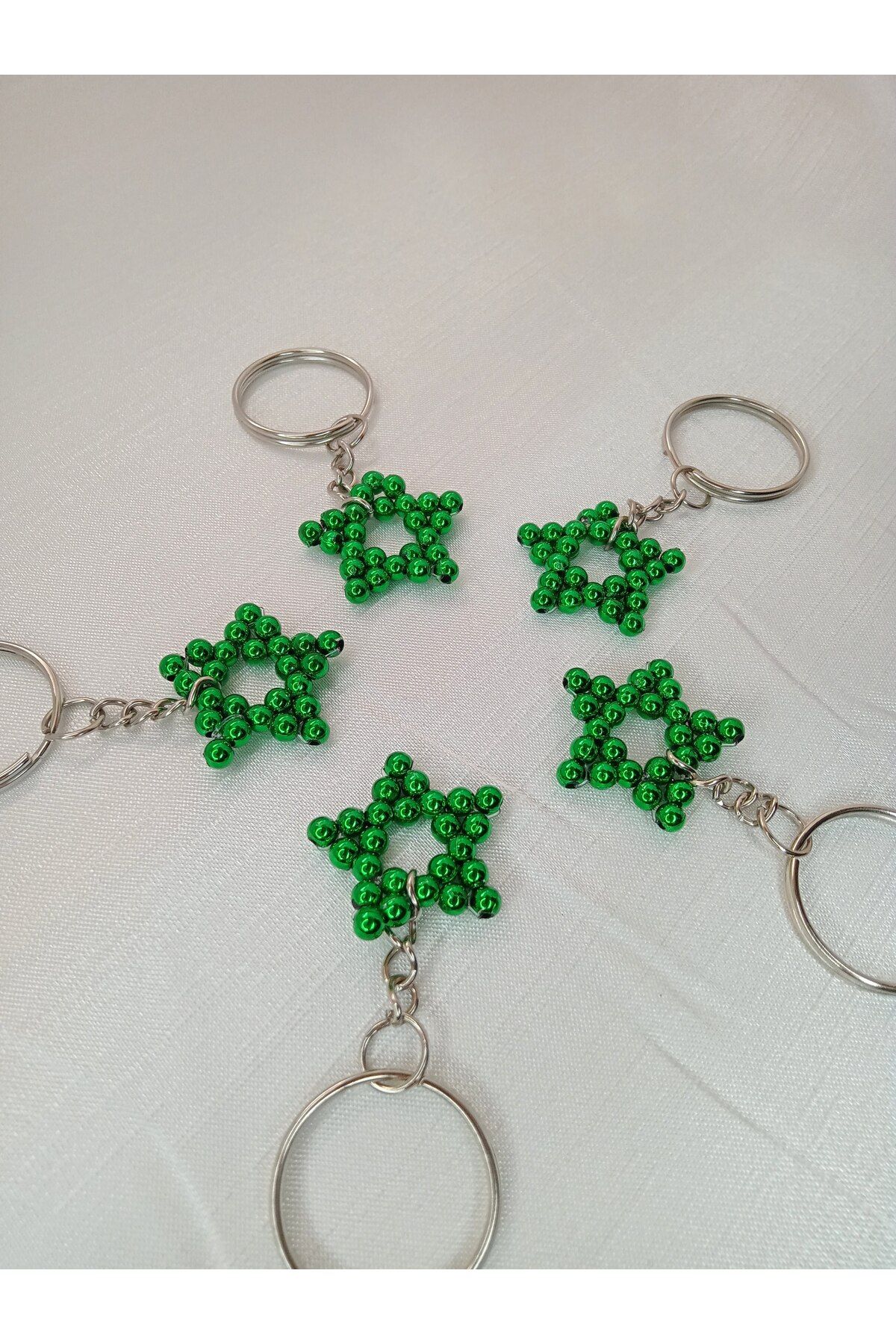 ebsa-Green Star Model Gift Keychain Promise Engagement Henna Birthday (5 Pcs) 1